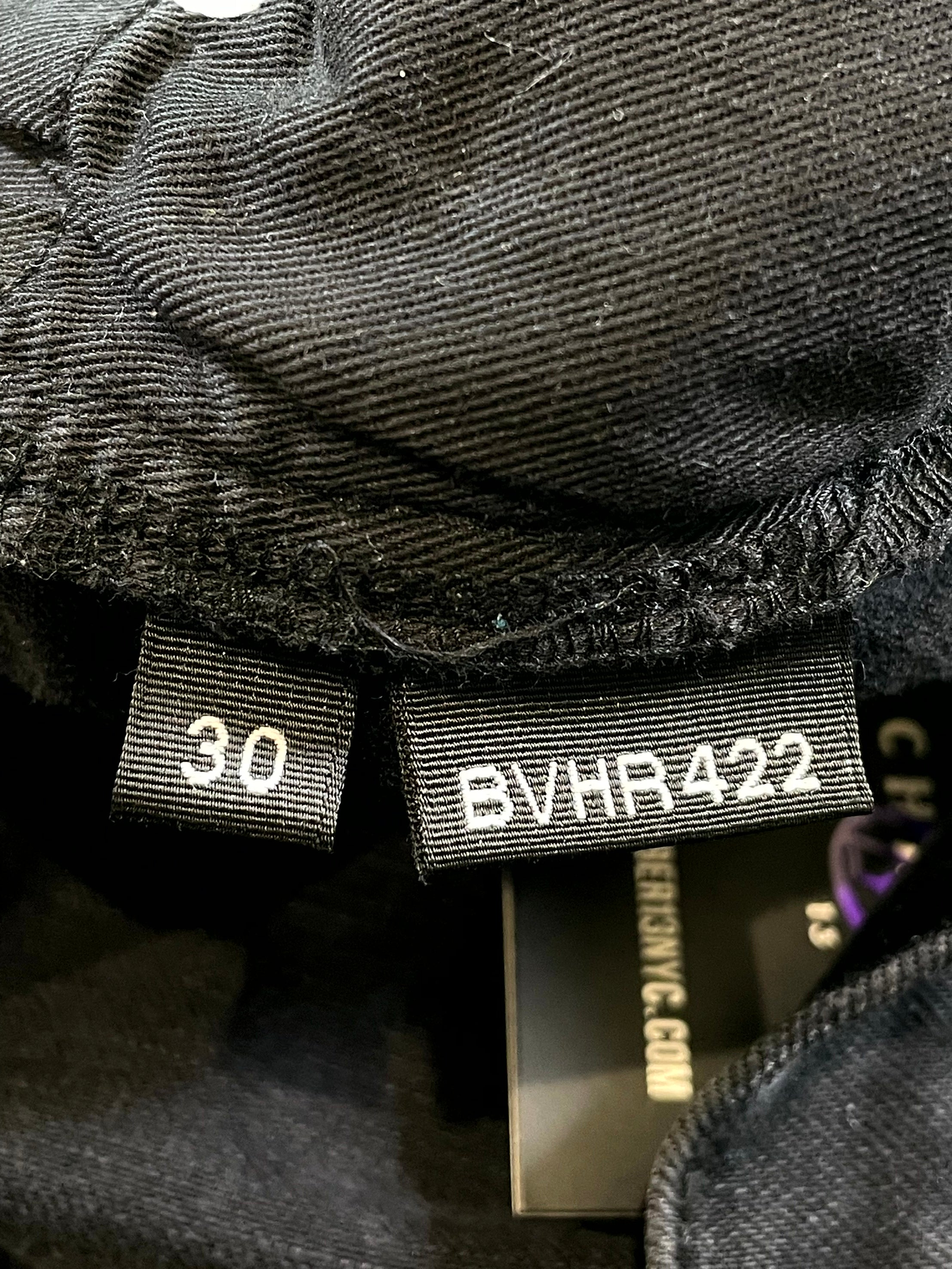 Purple Brand Patchwork Black & Silver Jeans