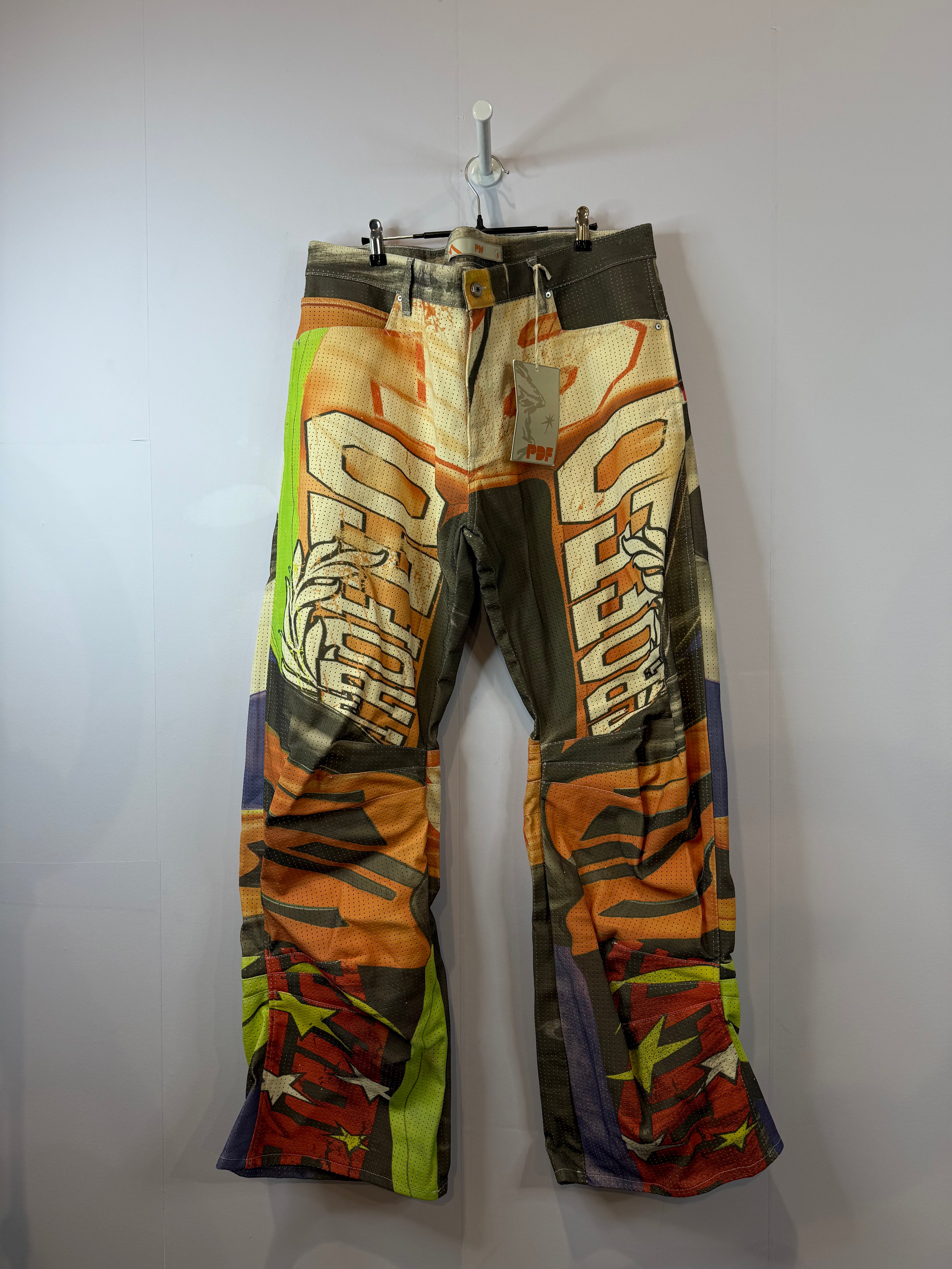 PDF Channel No Name Multicolor Jeans New With Tags 36