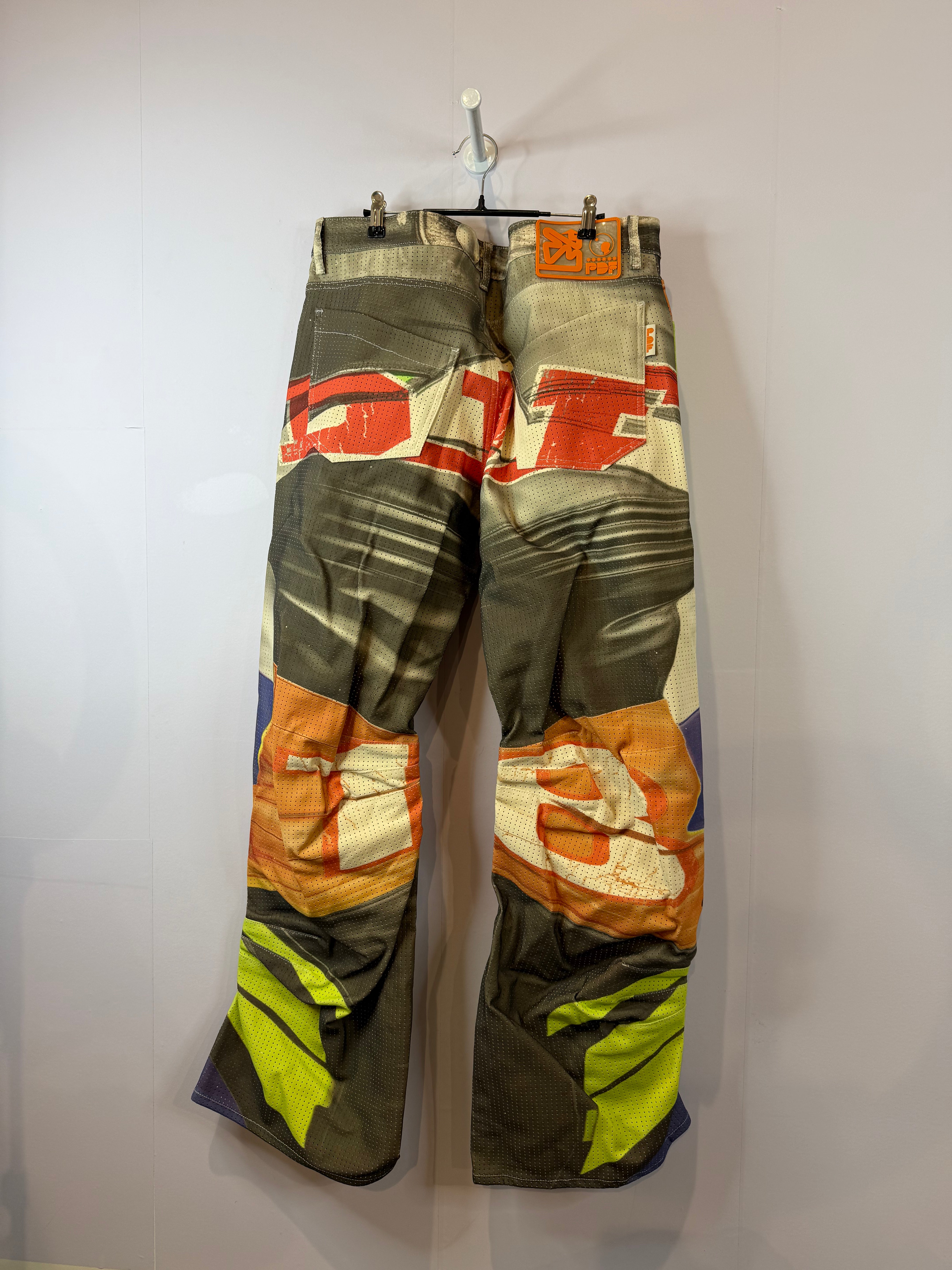 PDF Channel No Name Multicolor Jeans New With Tags 36