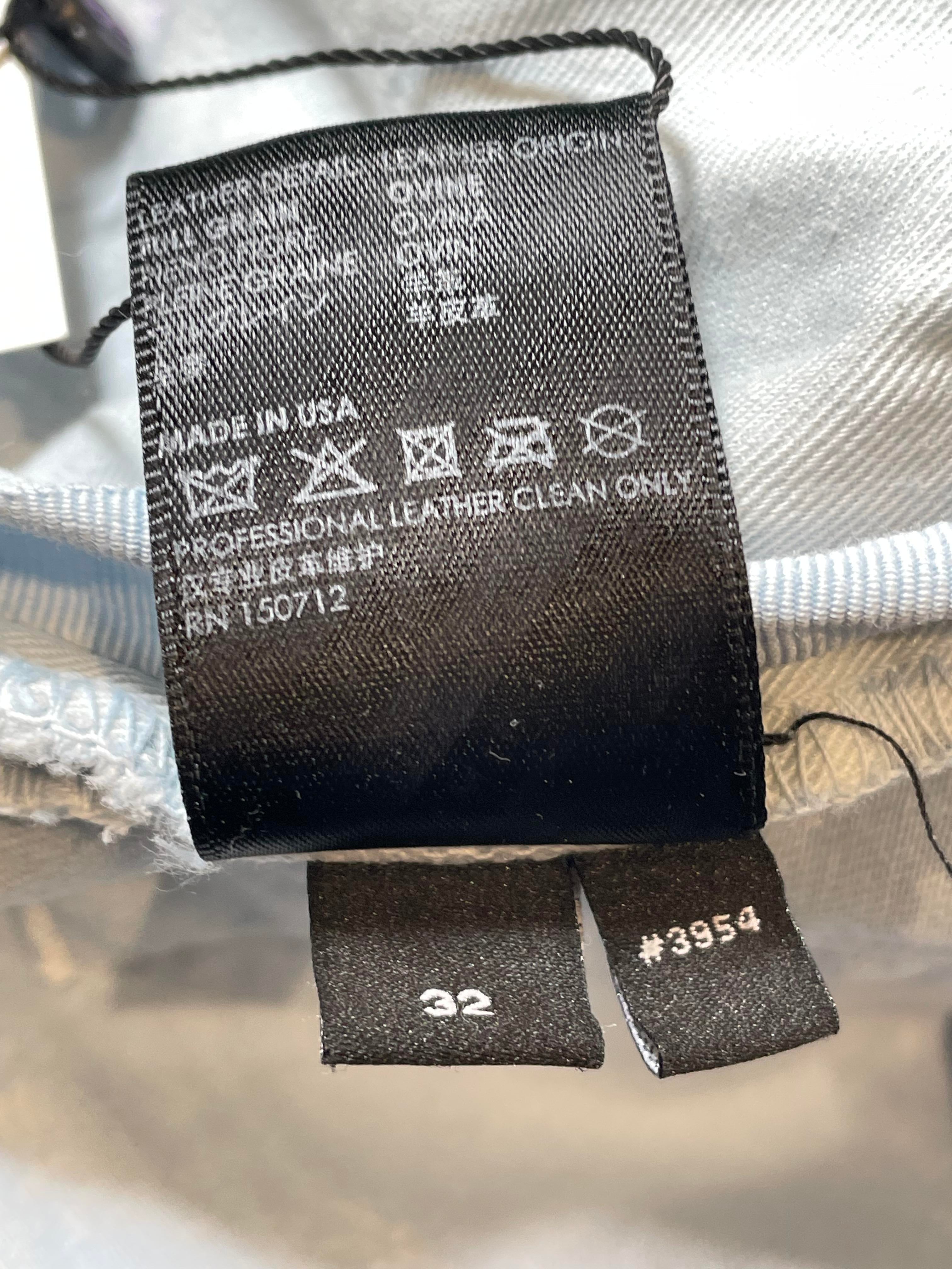 Amiri Blue Patch Bleach Wash Jeans