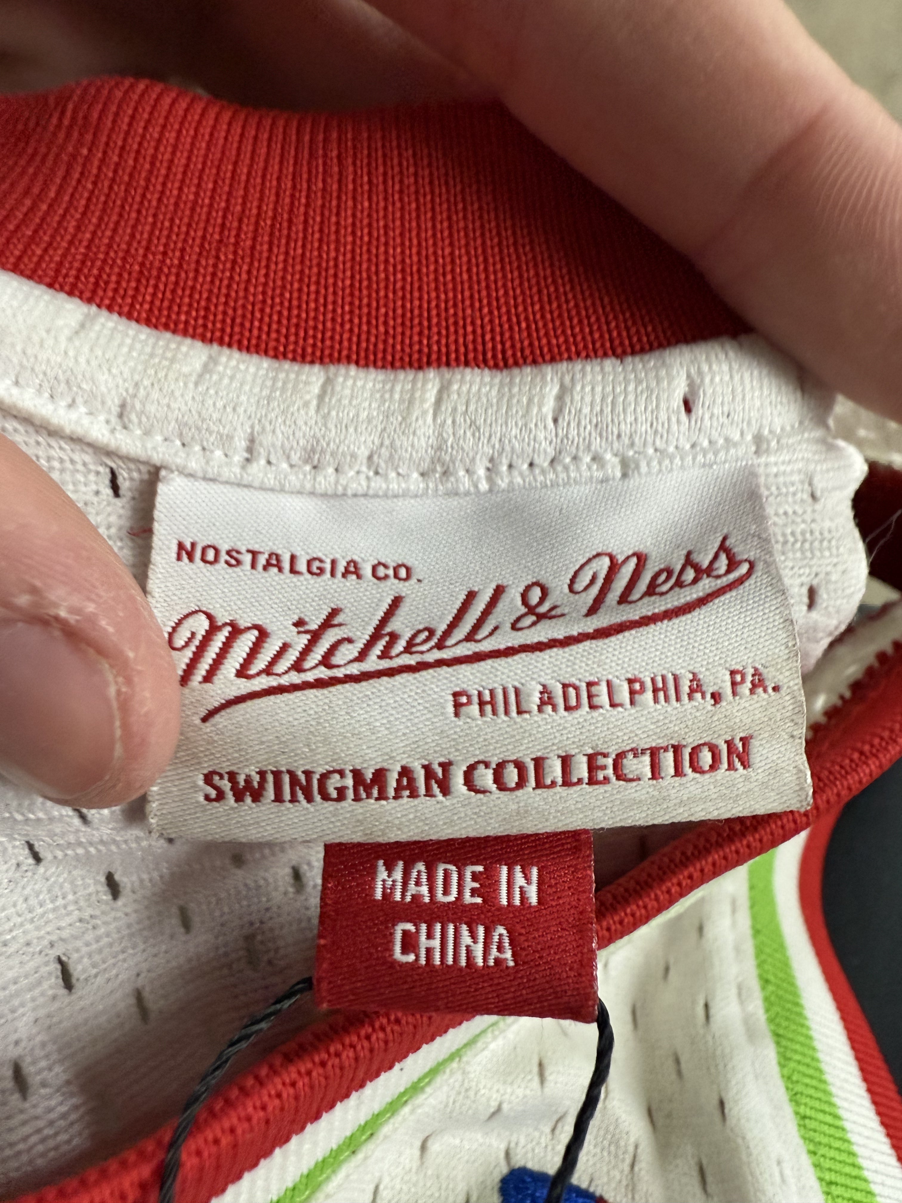 Mitchell & Ness Jersey White Used XS
