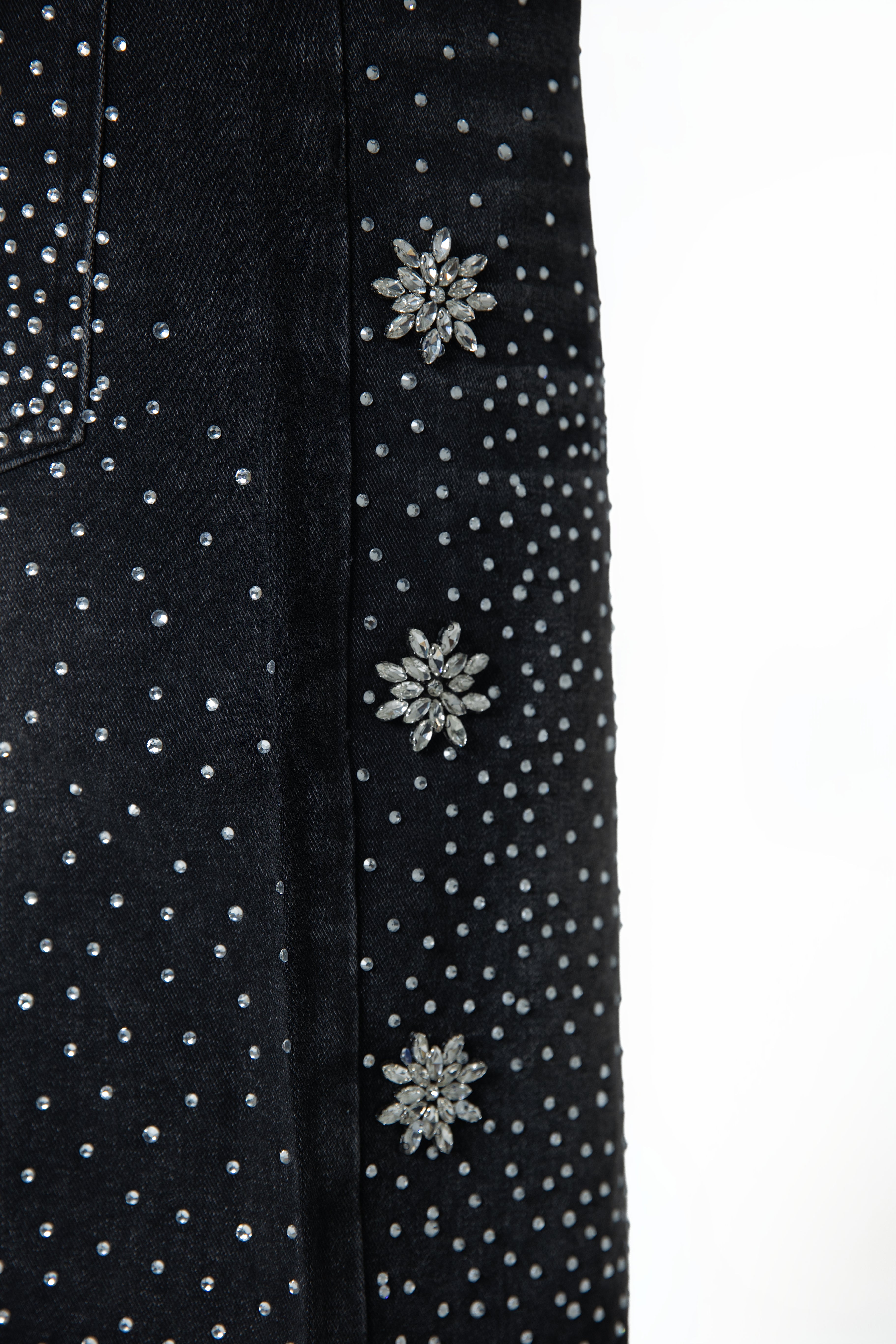 Fraternal Desires 'Astro' Black Jeans Shorts