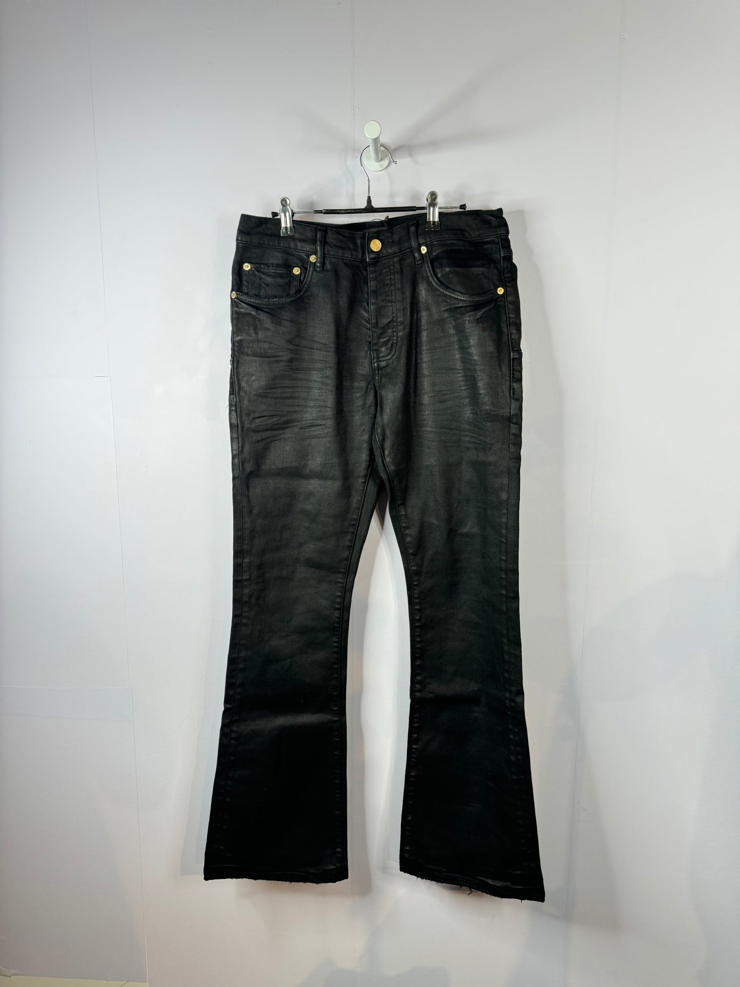 Purple Jeans Black Wax Used 32