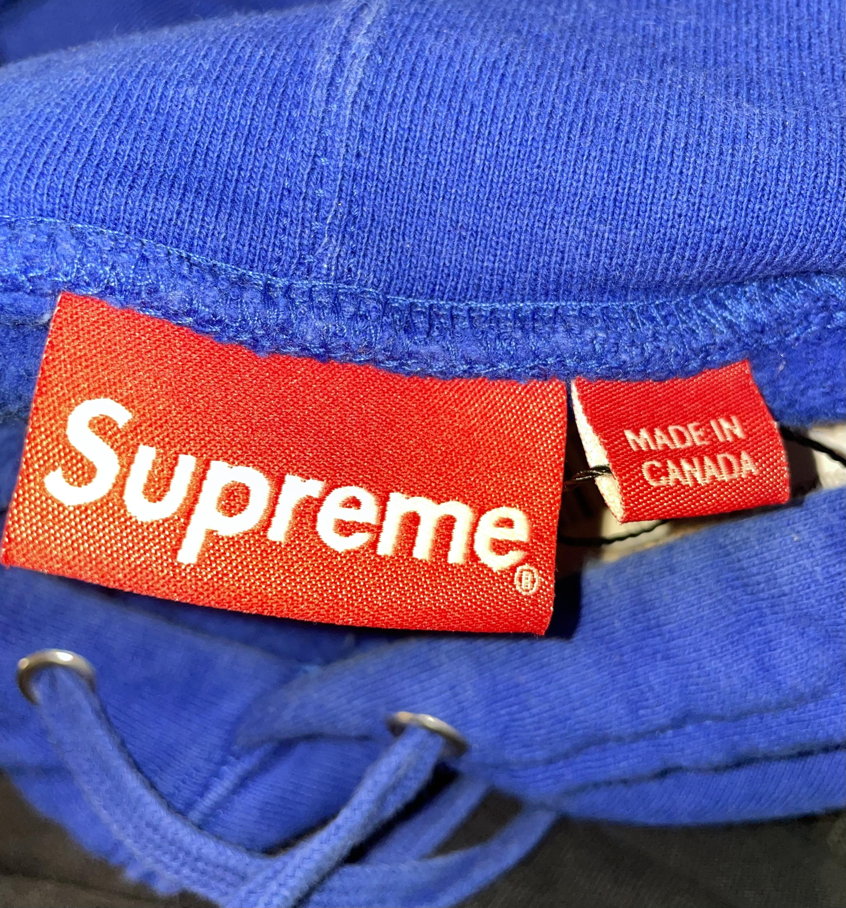 Supreme A Blue Hoodie