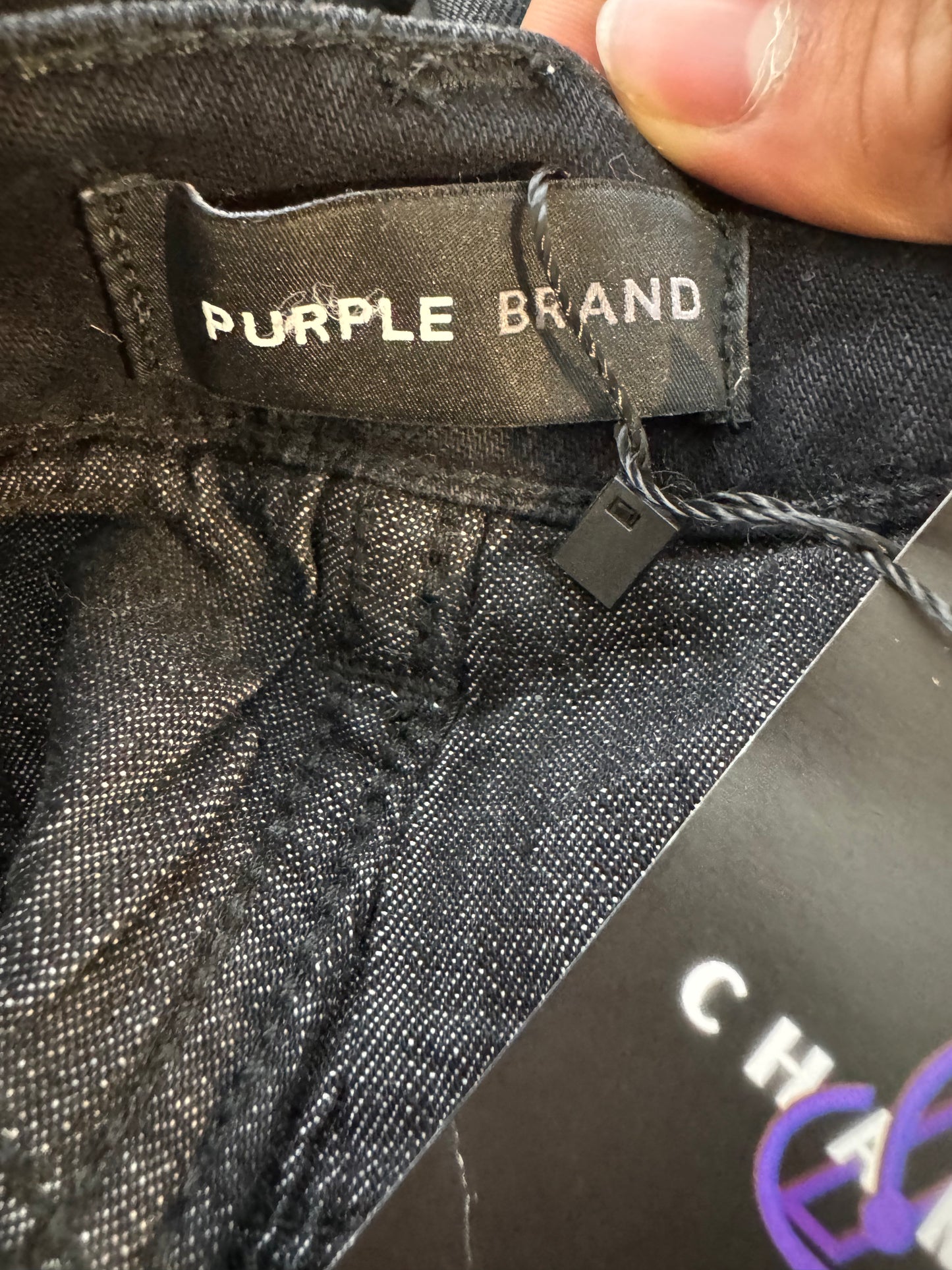 Purple Jeans Black Wax Used 32