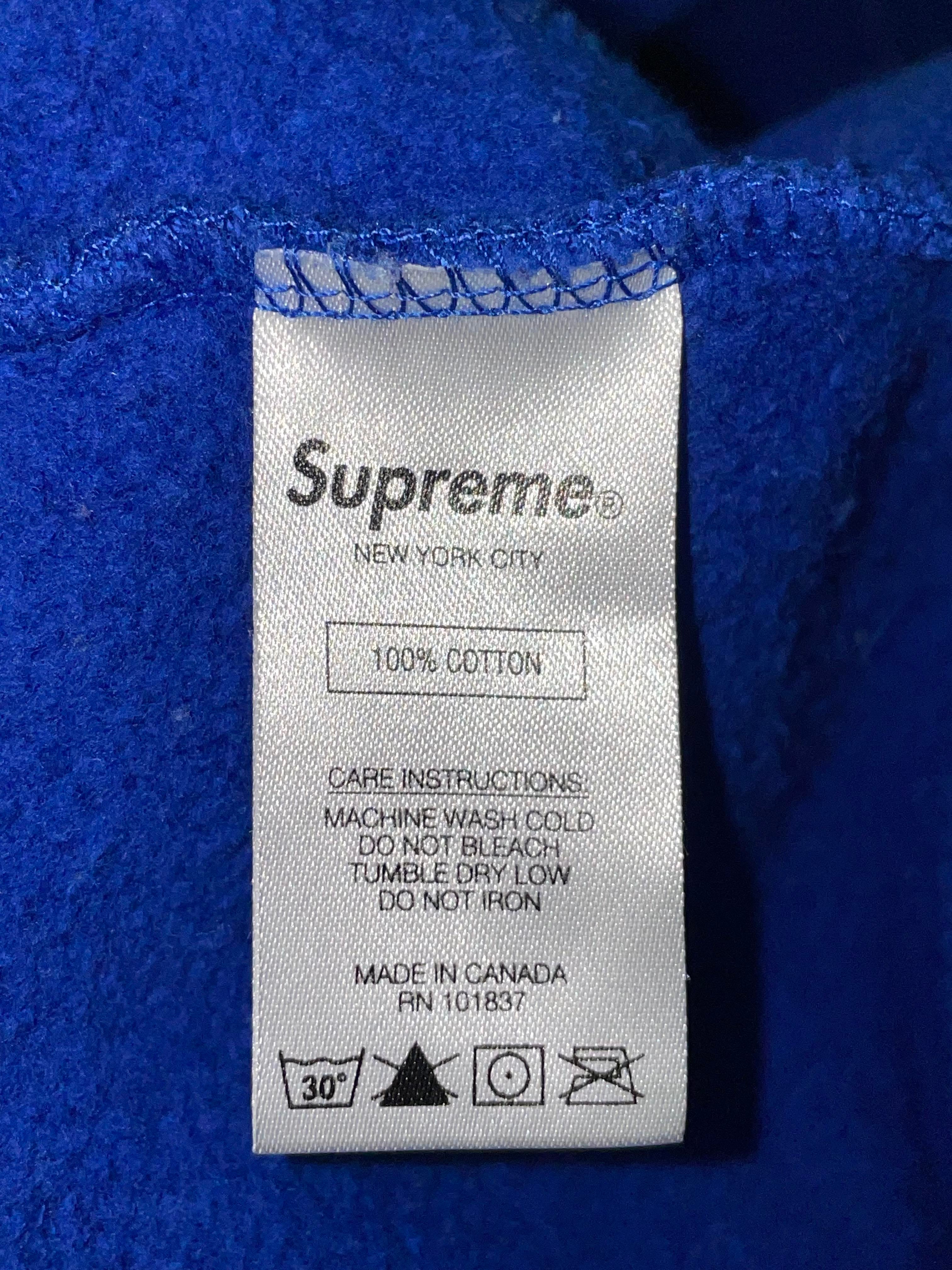 Supreme A Blue Hoodie