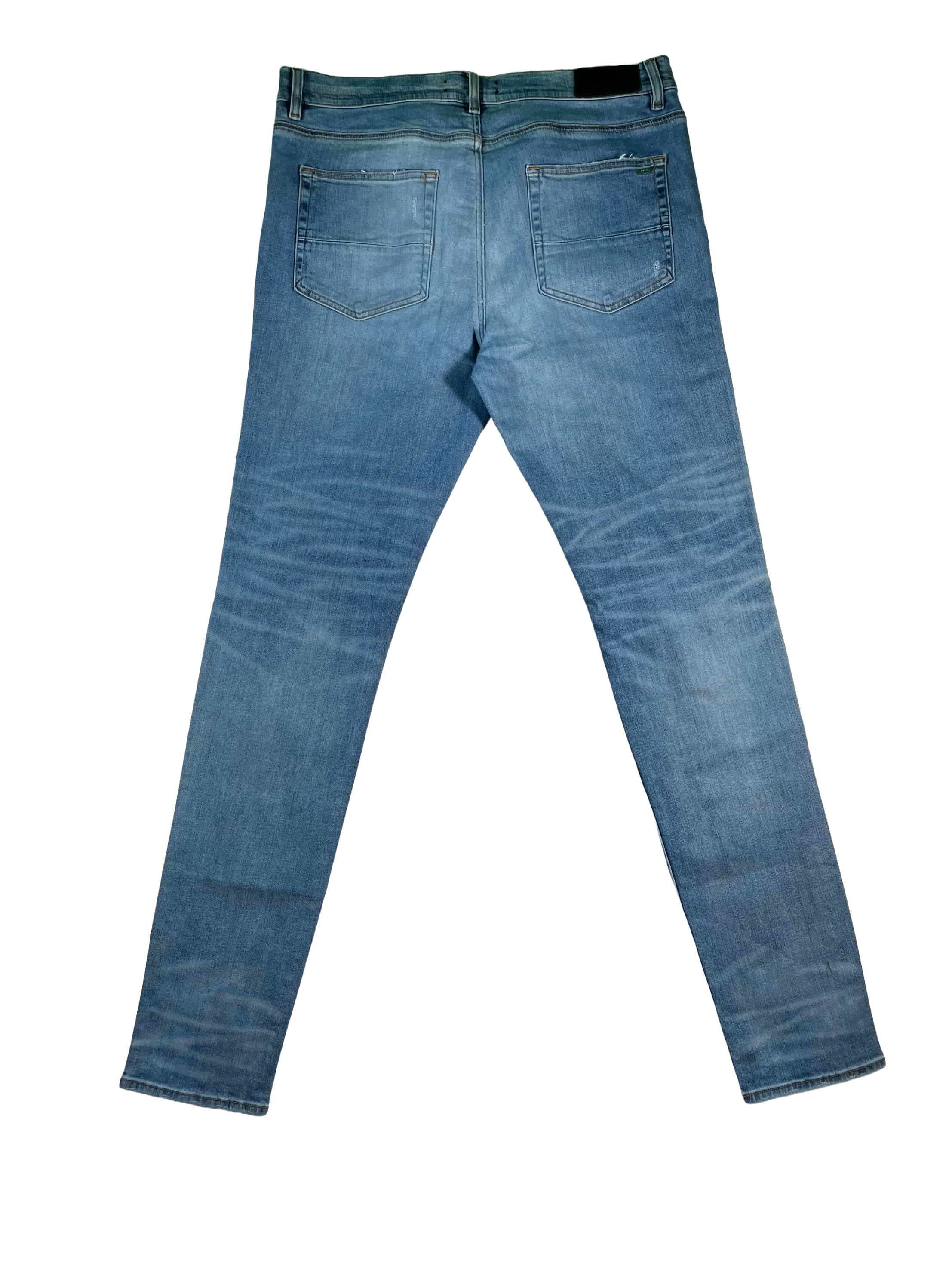 Amiri Acid Patch MX1 Light Wash Jeans