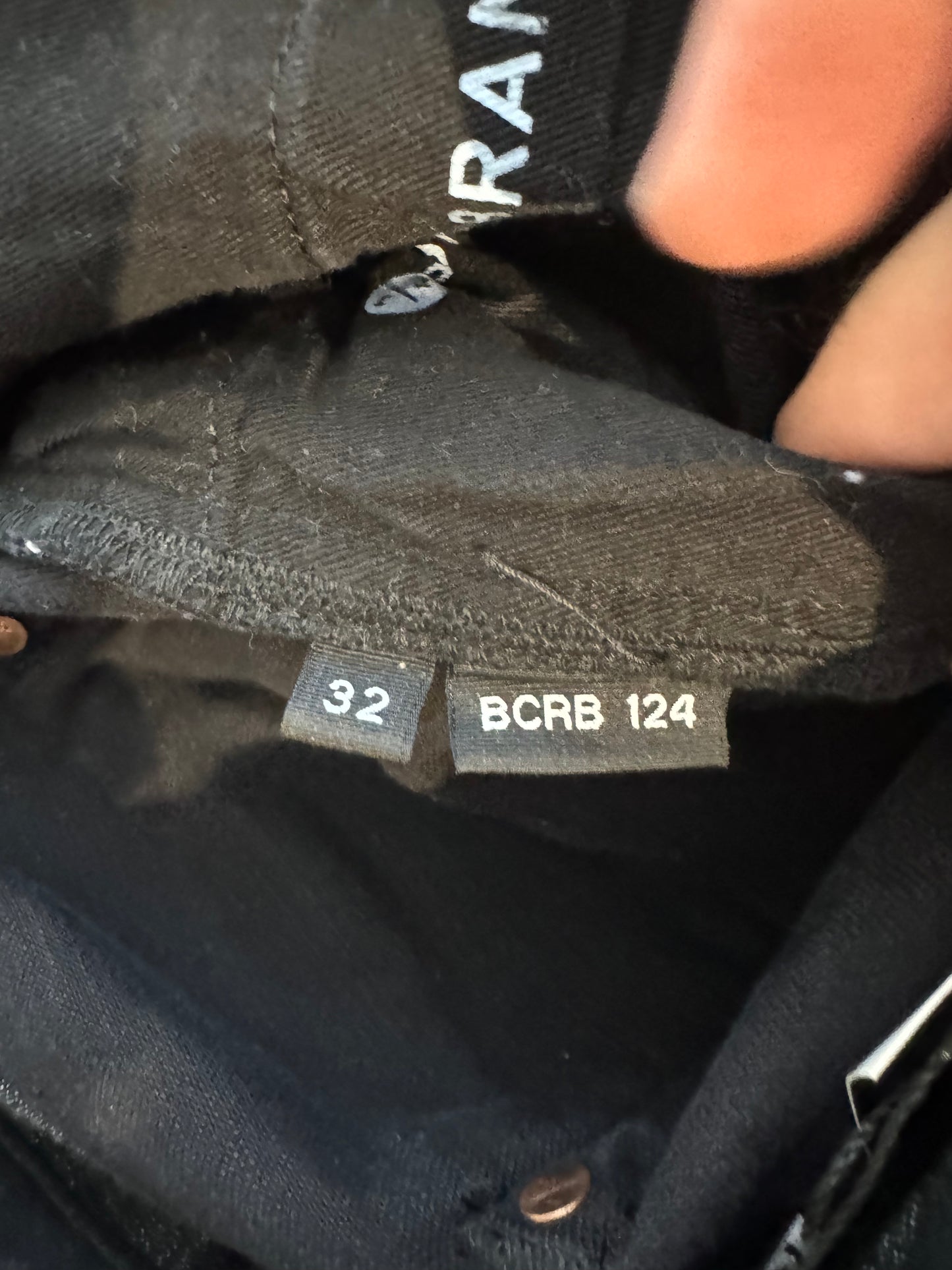 Purple Jeans Black Wax Used 32