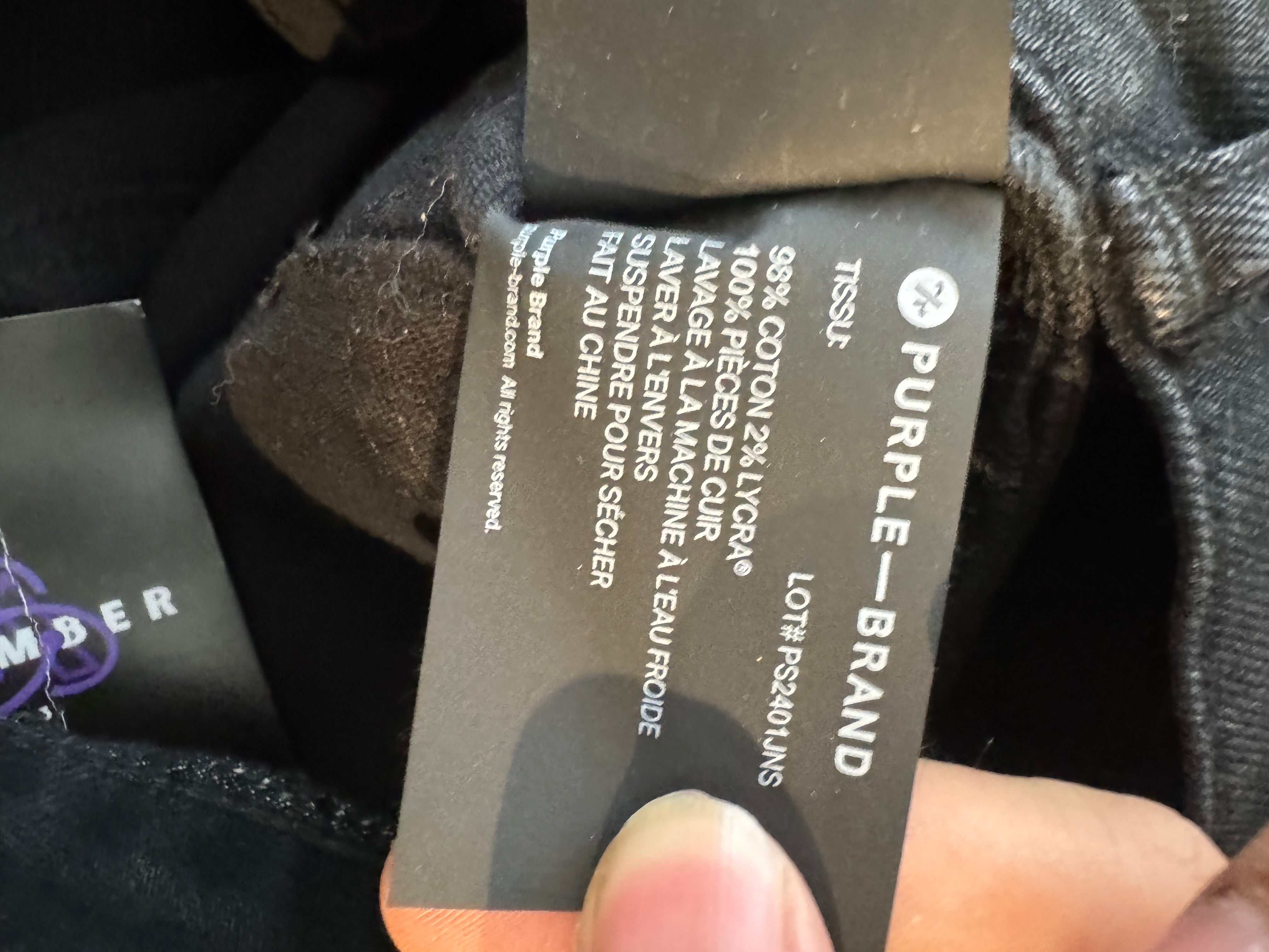 Purple Jeans Black Wax Used 32 ebay