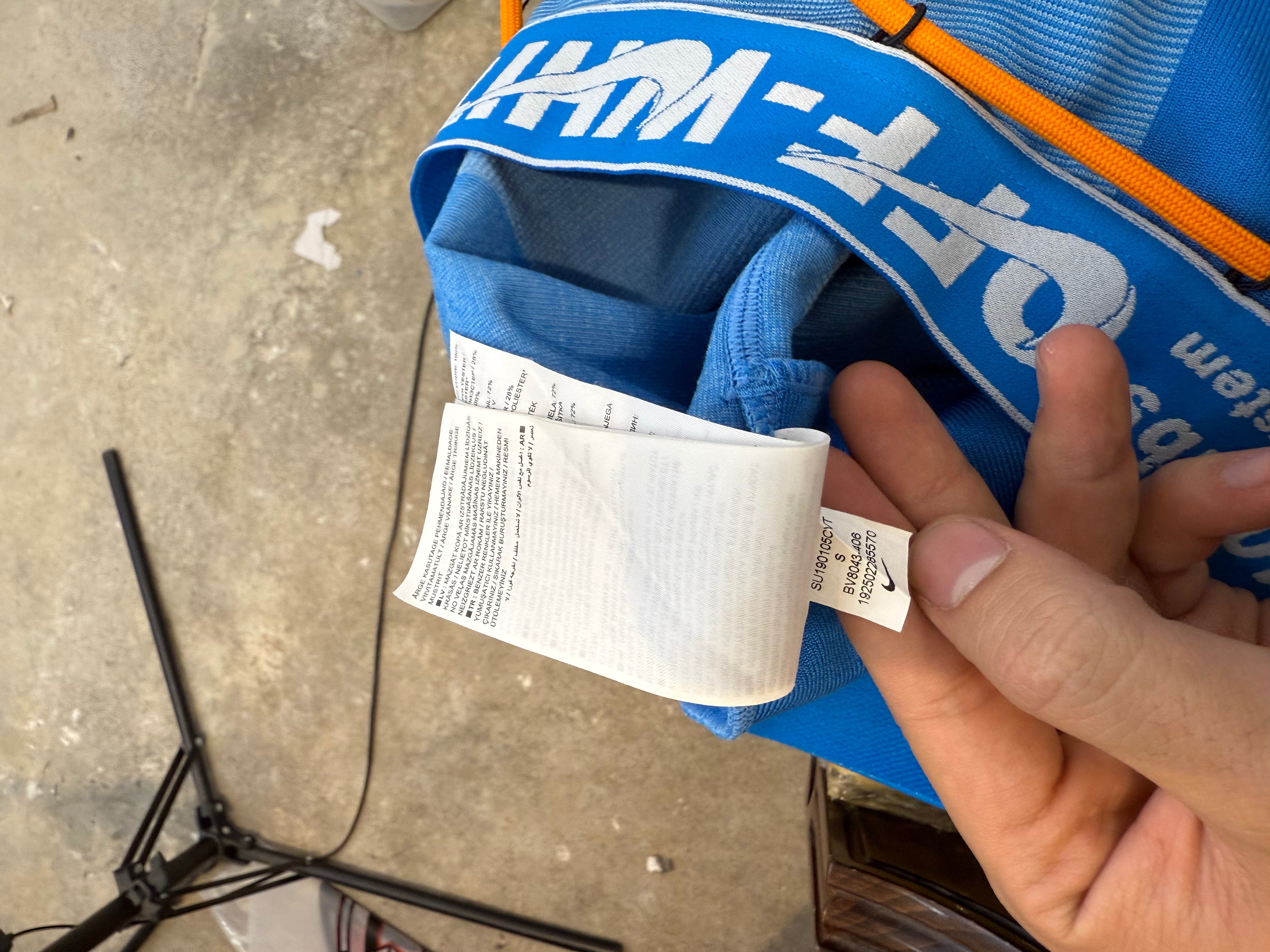 Off White Blue Legging Used Small