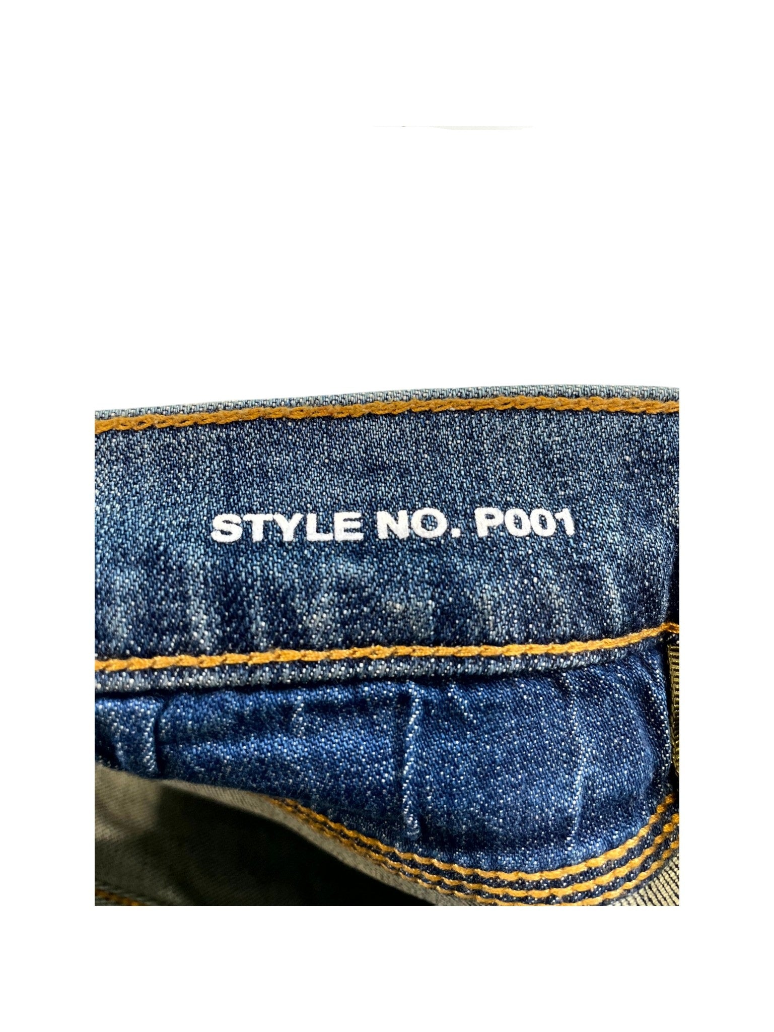 Purple Brand Waxed Navy & Gold Jeans