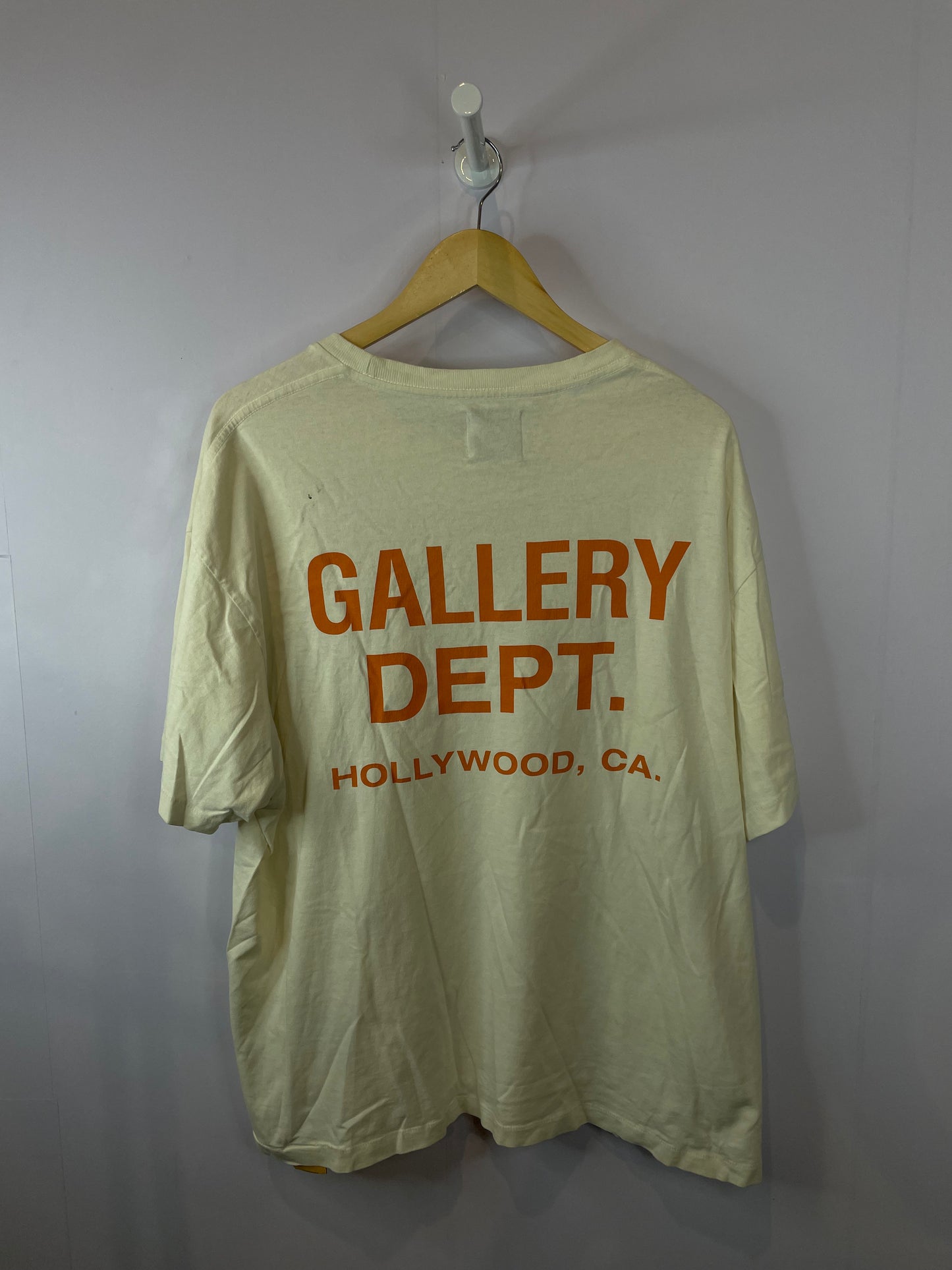 Gallery Dept Tee Cream Orange Used XL