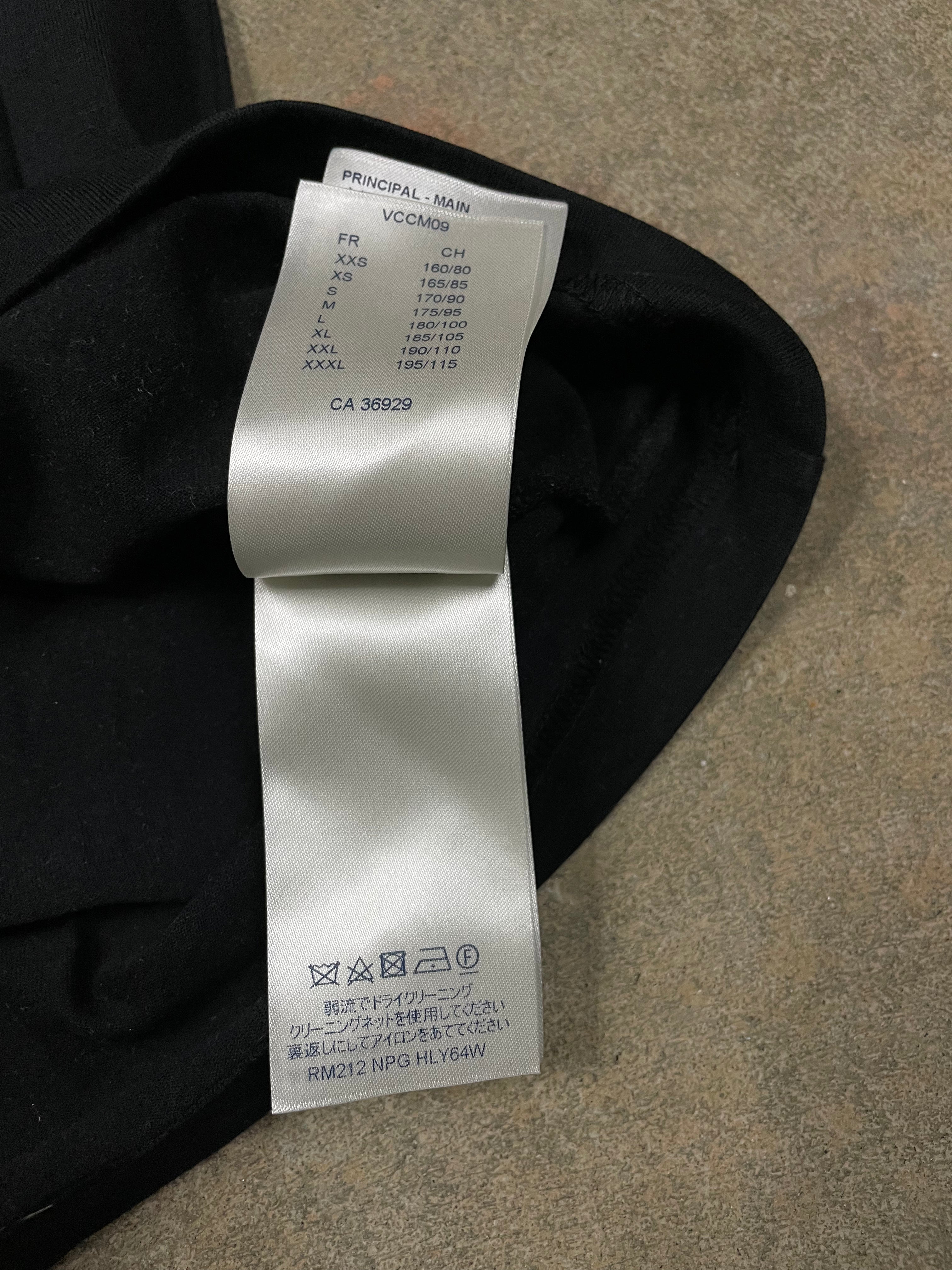 LV Tonal Black Tee