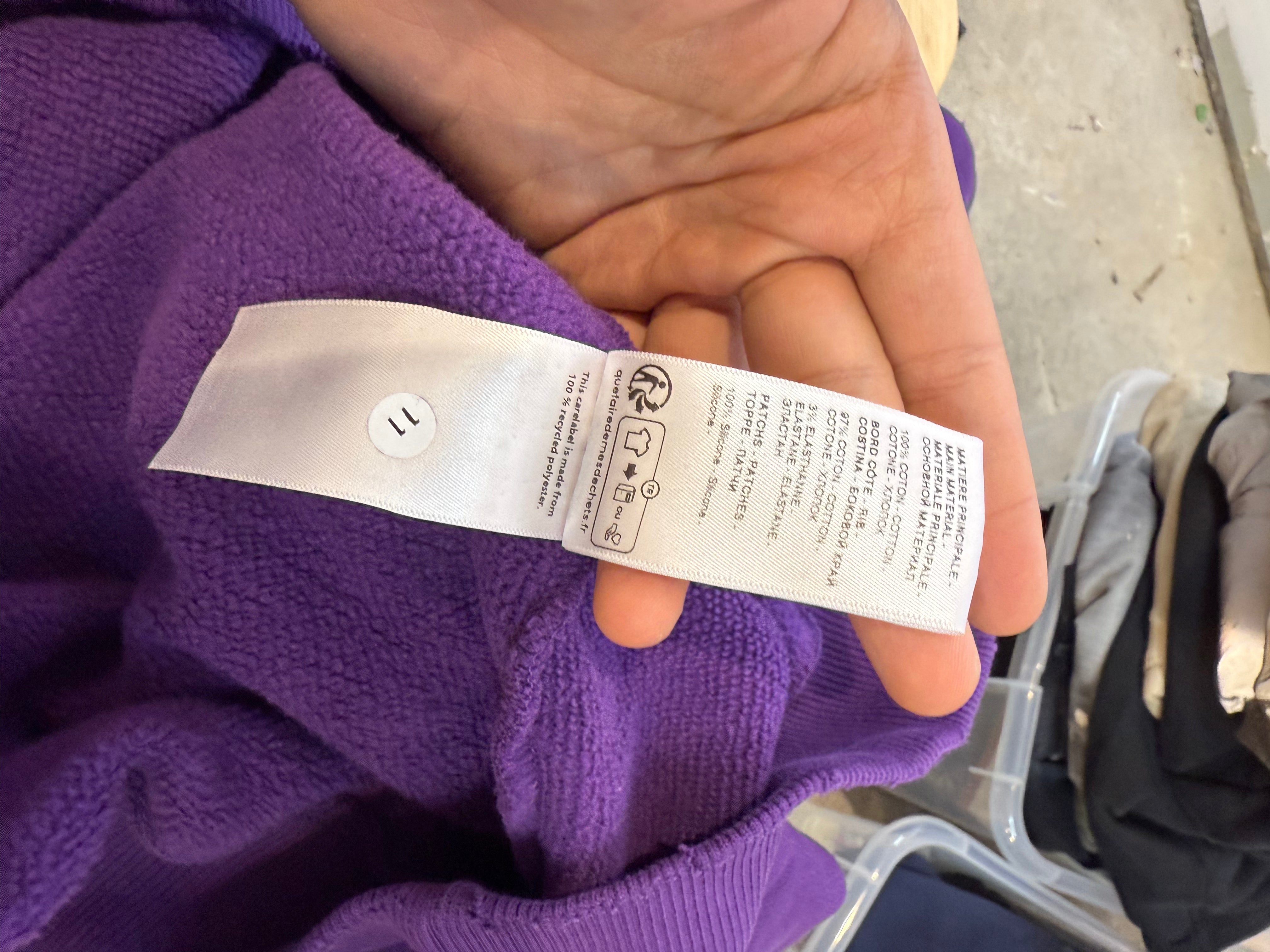 Lanvin Hoodie Purple Used Small (Fits Big)