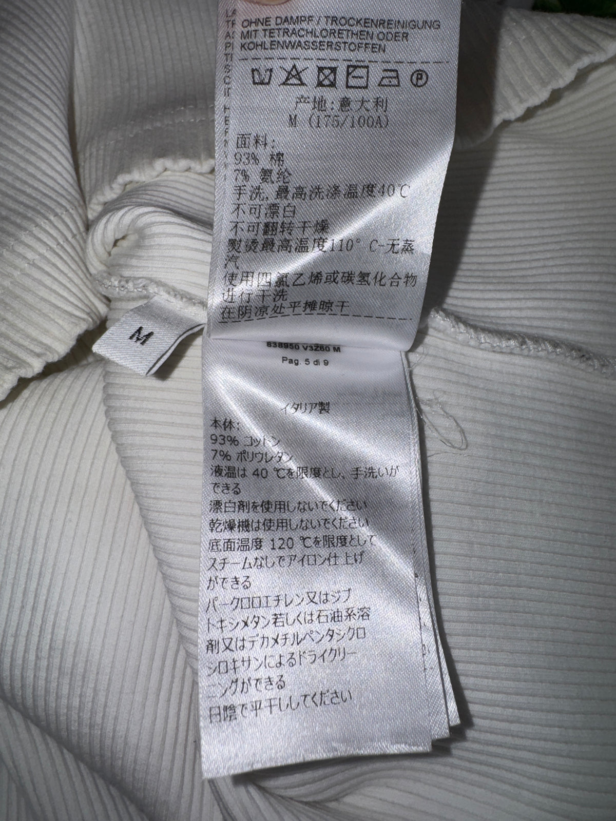 Bottega Veneta Logo White Tank Top