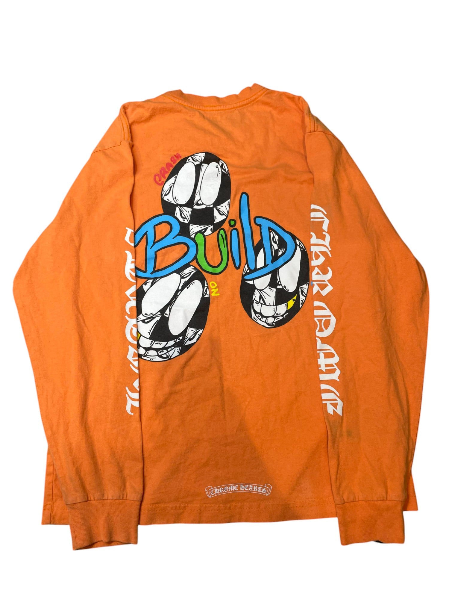 Chrome Hearts "Matty Boy" Link LS Orange Tee