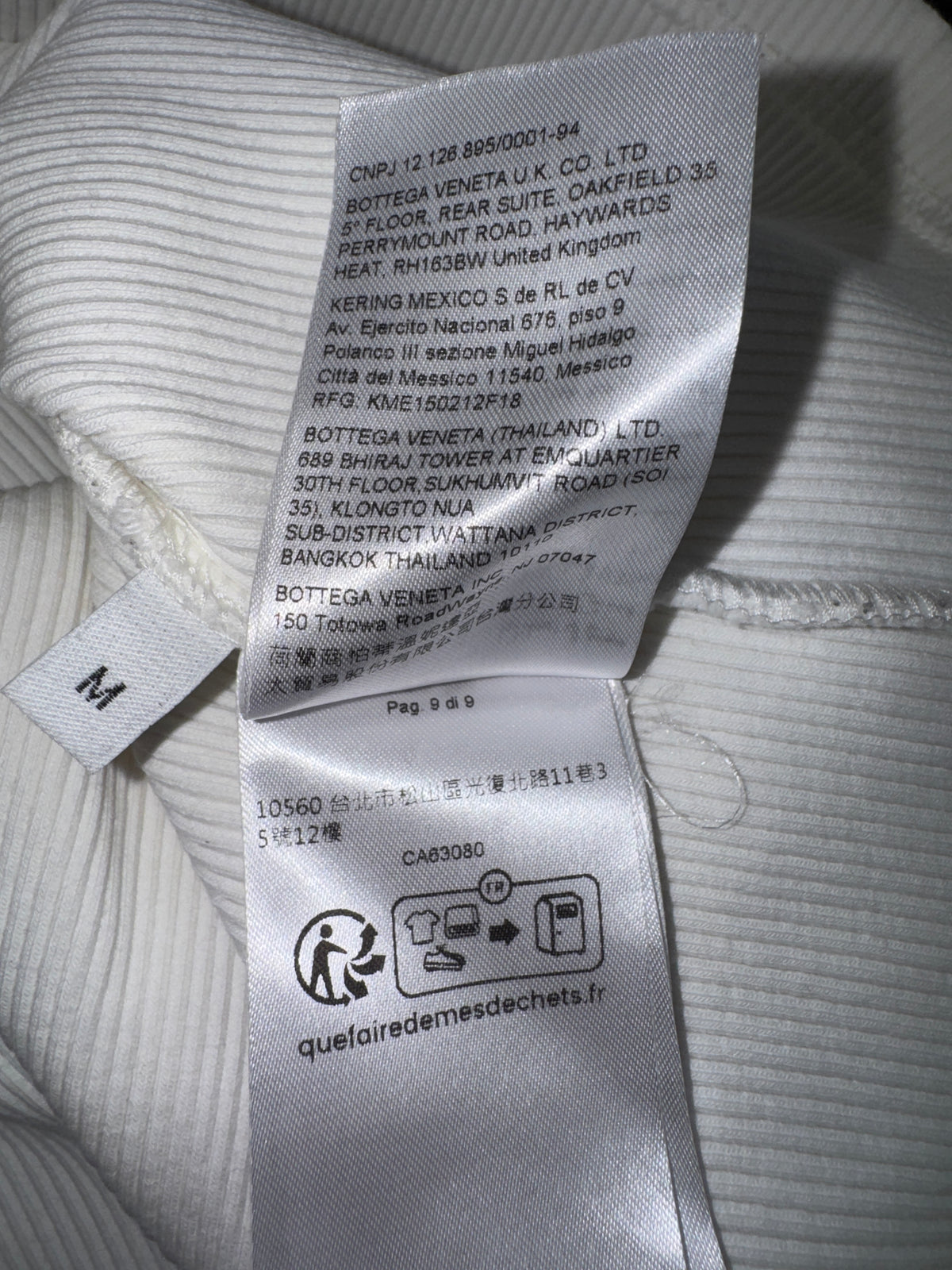 Bottega Veneta Logo White Tank Top