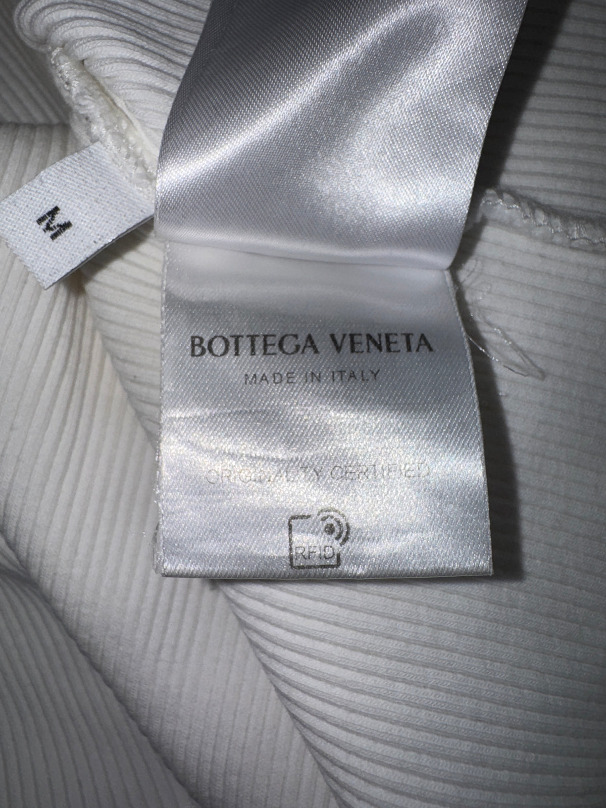 Bottega Veneta Logo White Tank Top