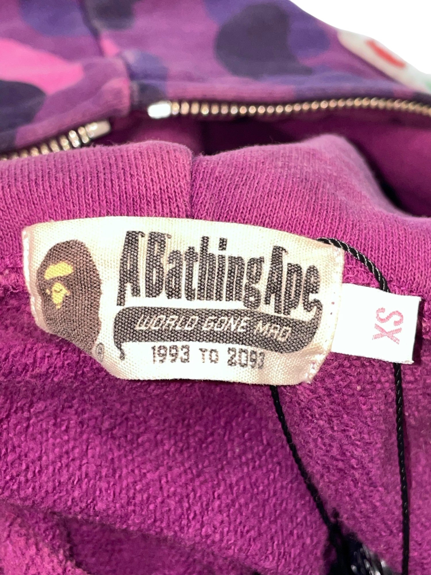 BAPE Shark Camo Purple Hoodie