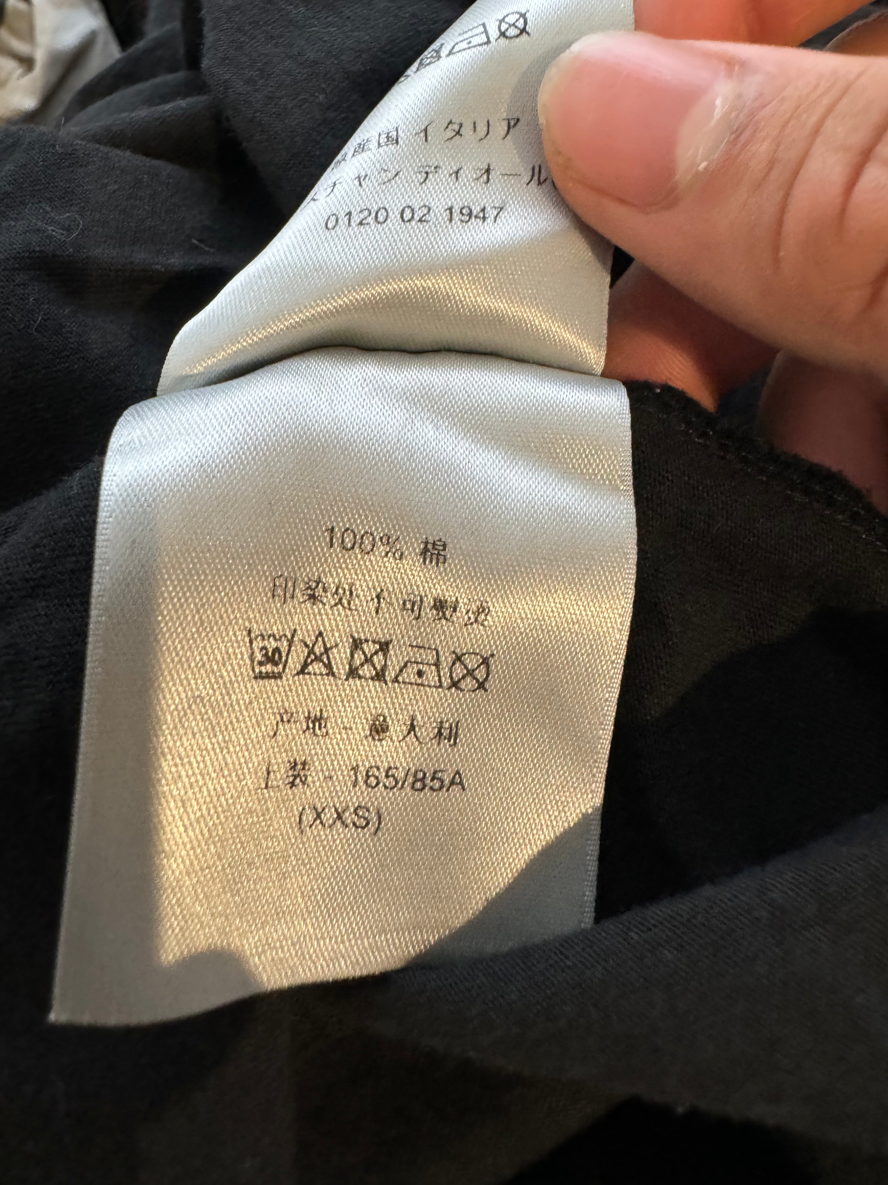 Dior Atelier Tee Black Used XXS