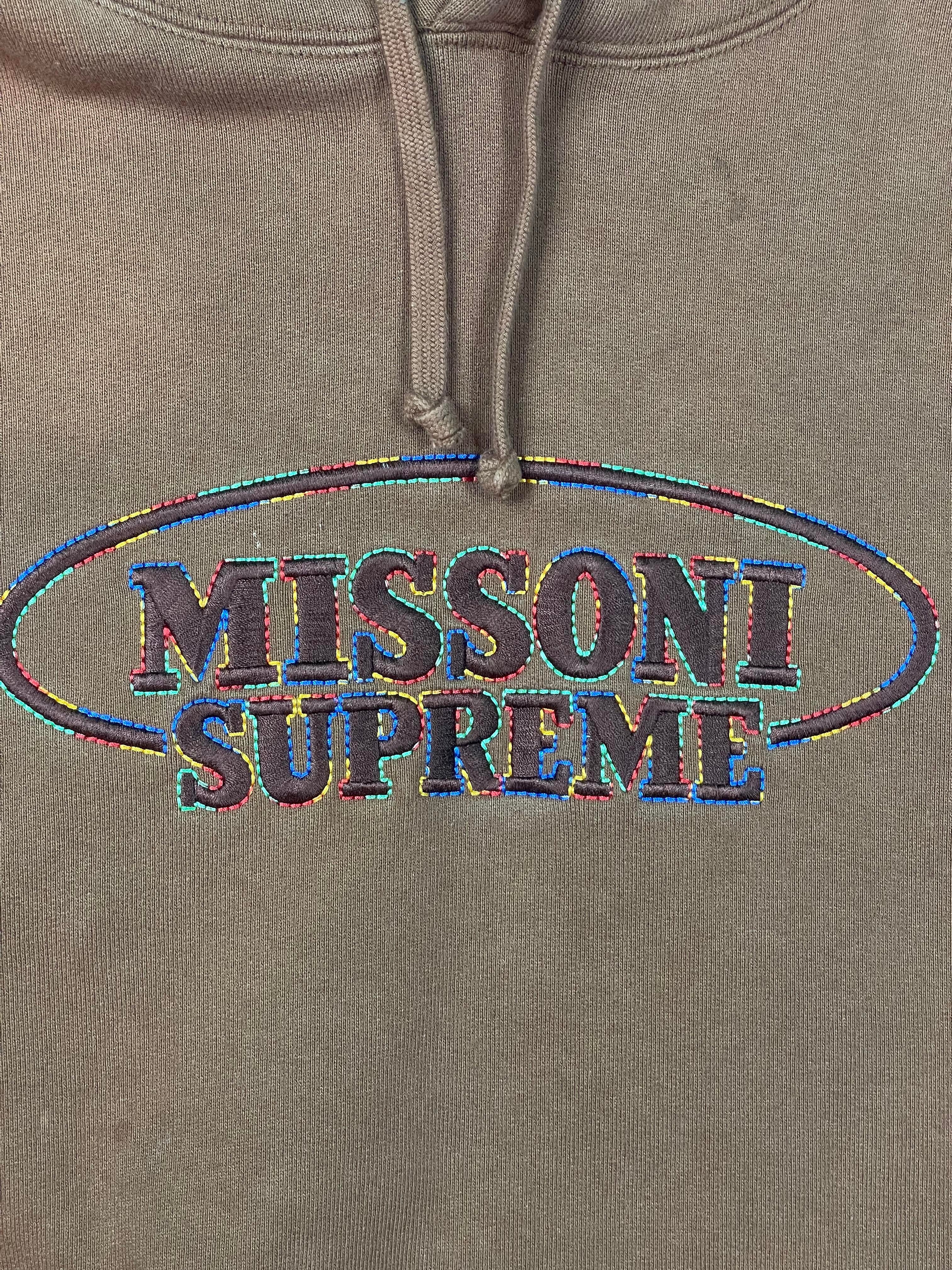 Supreme Missoni Brown Hoodie