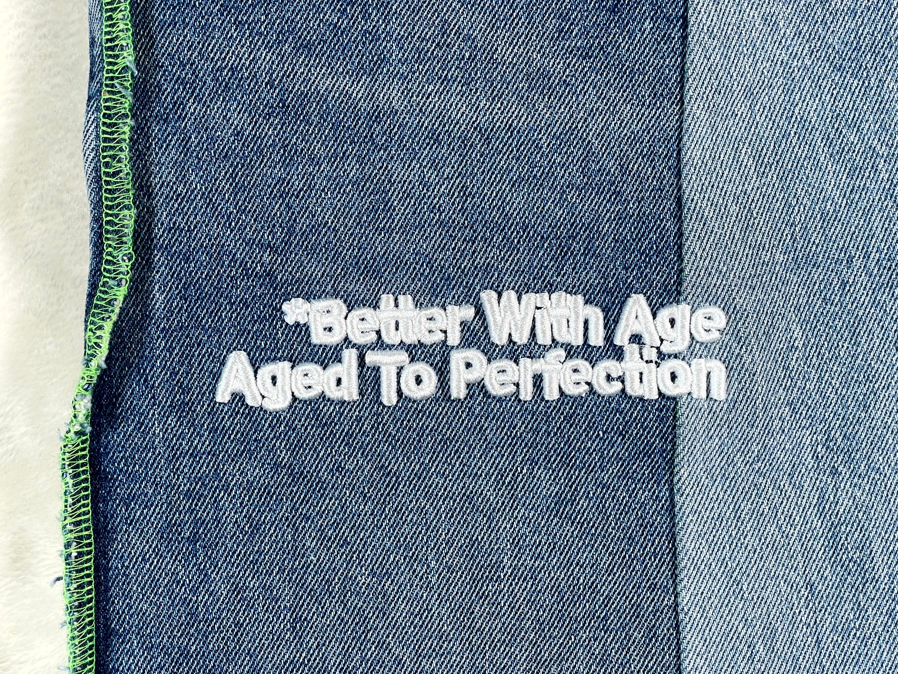 Better With Age Reworked Light Wash Jeans