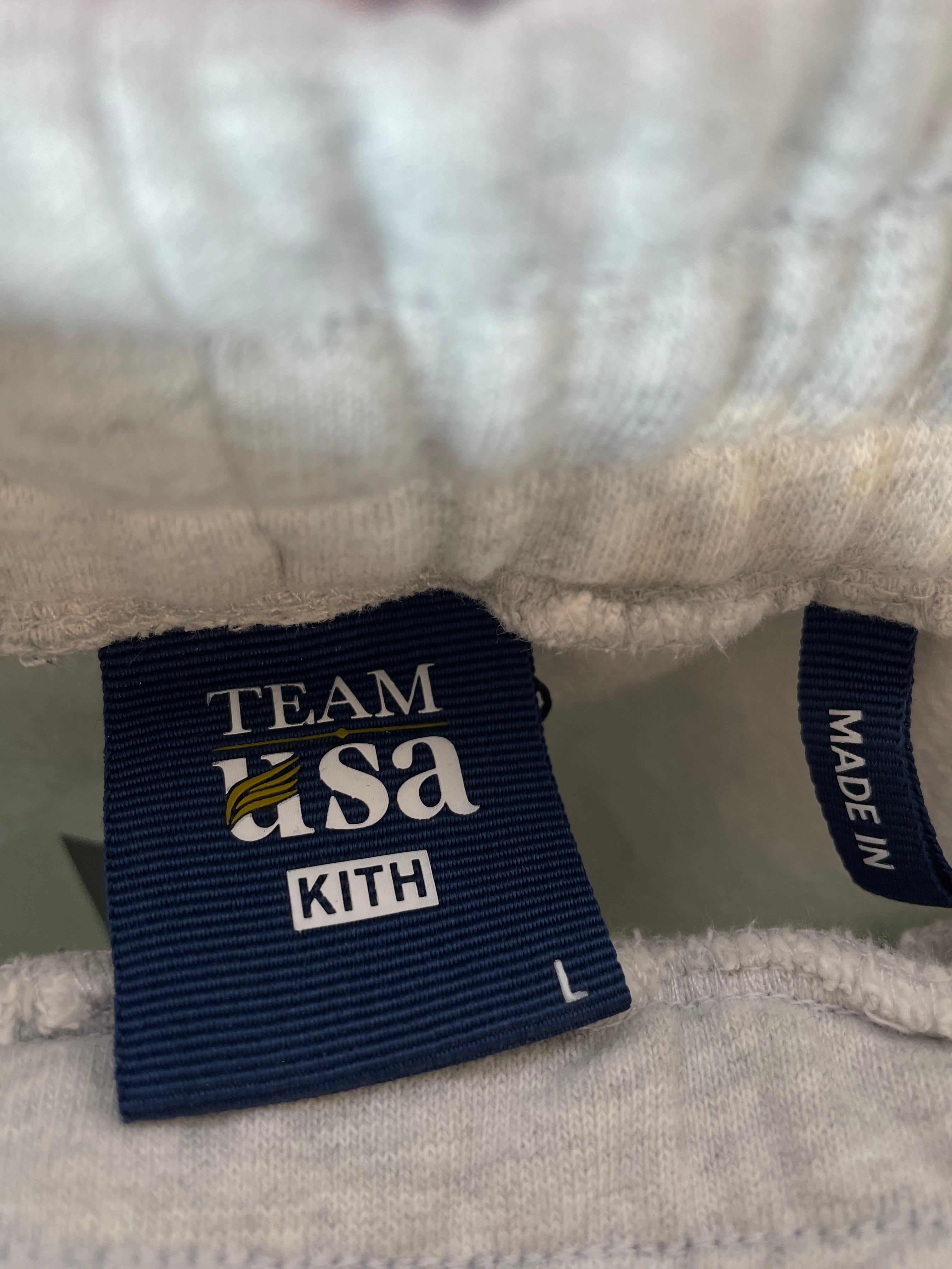 Kith Olympics Sweats Grey Used Large