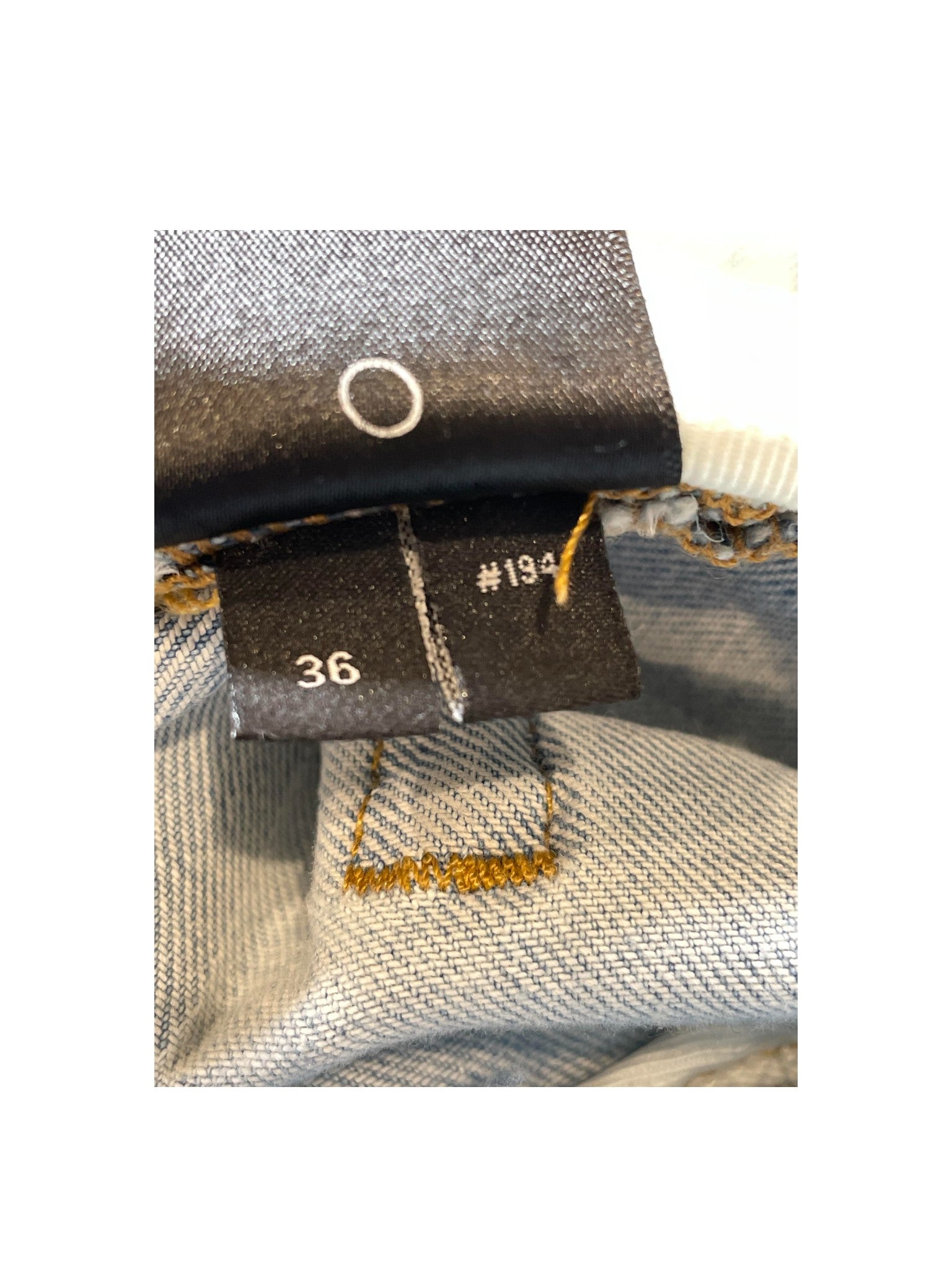 Amiri Light Wash & White Stripe Jeans