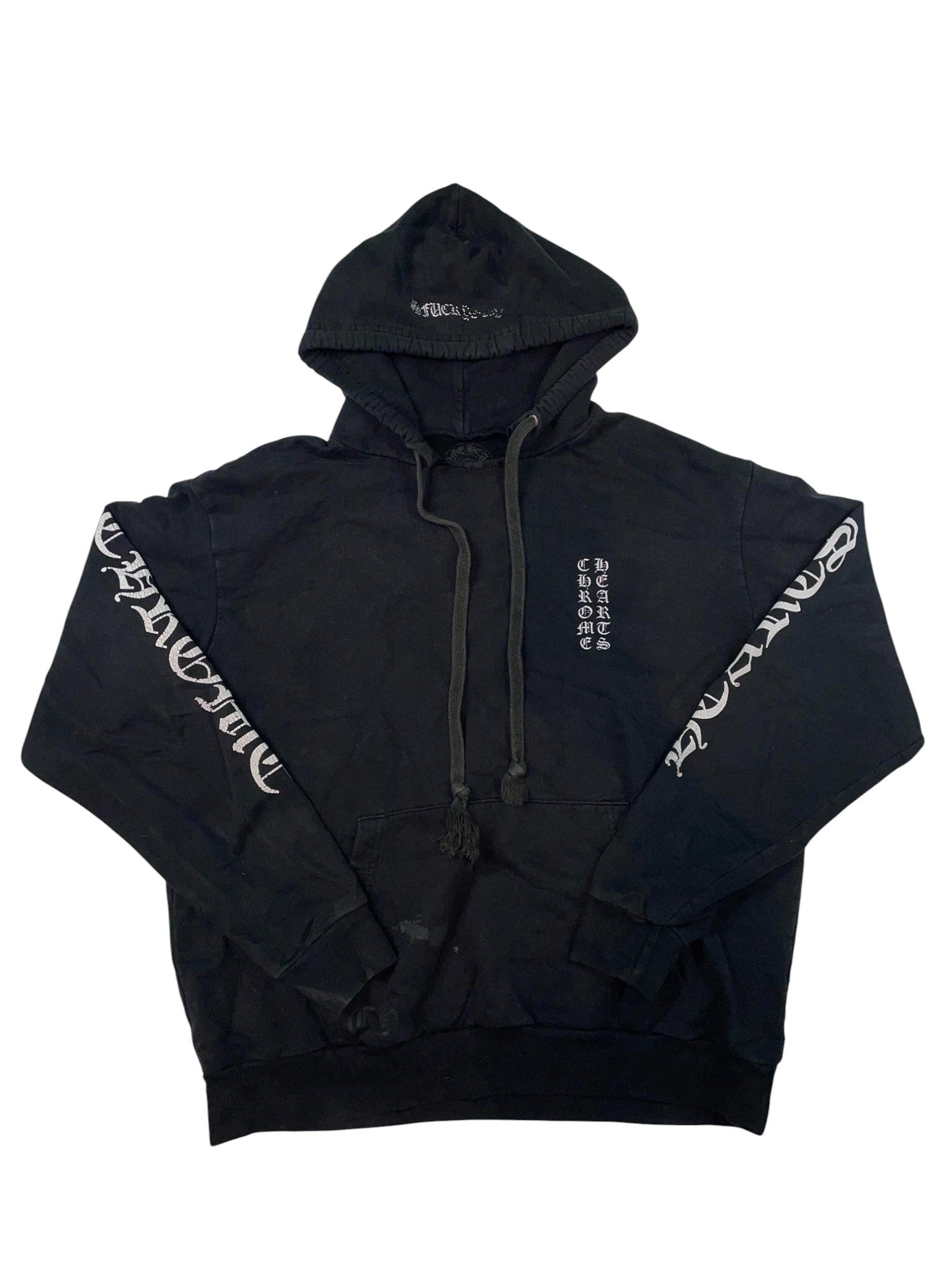 Chrome Hearts Vertical Black Hoodie