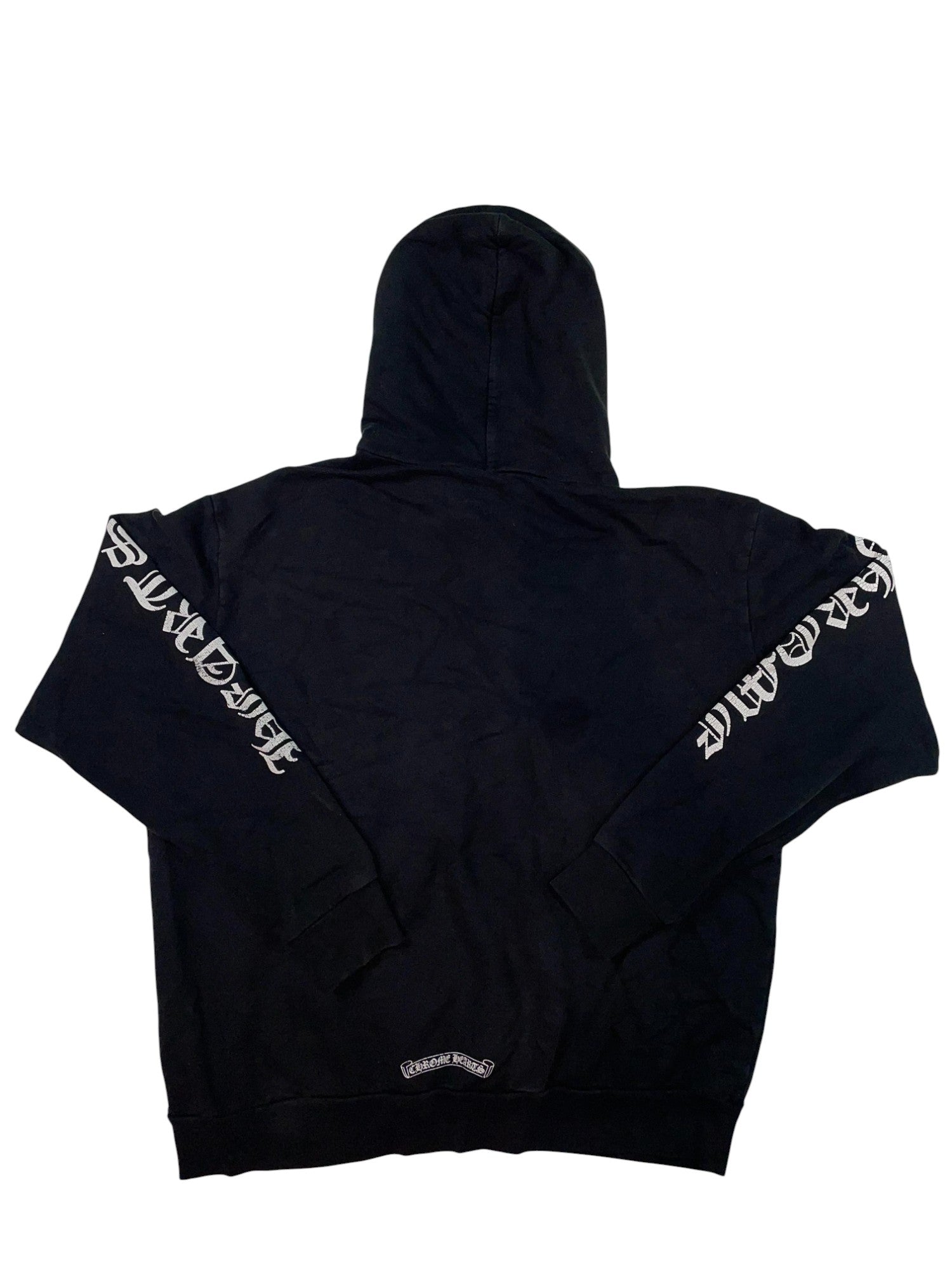 Chrome Hearts Vertical Black Hoodie