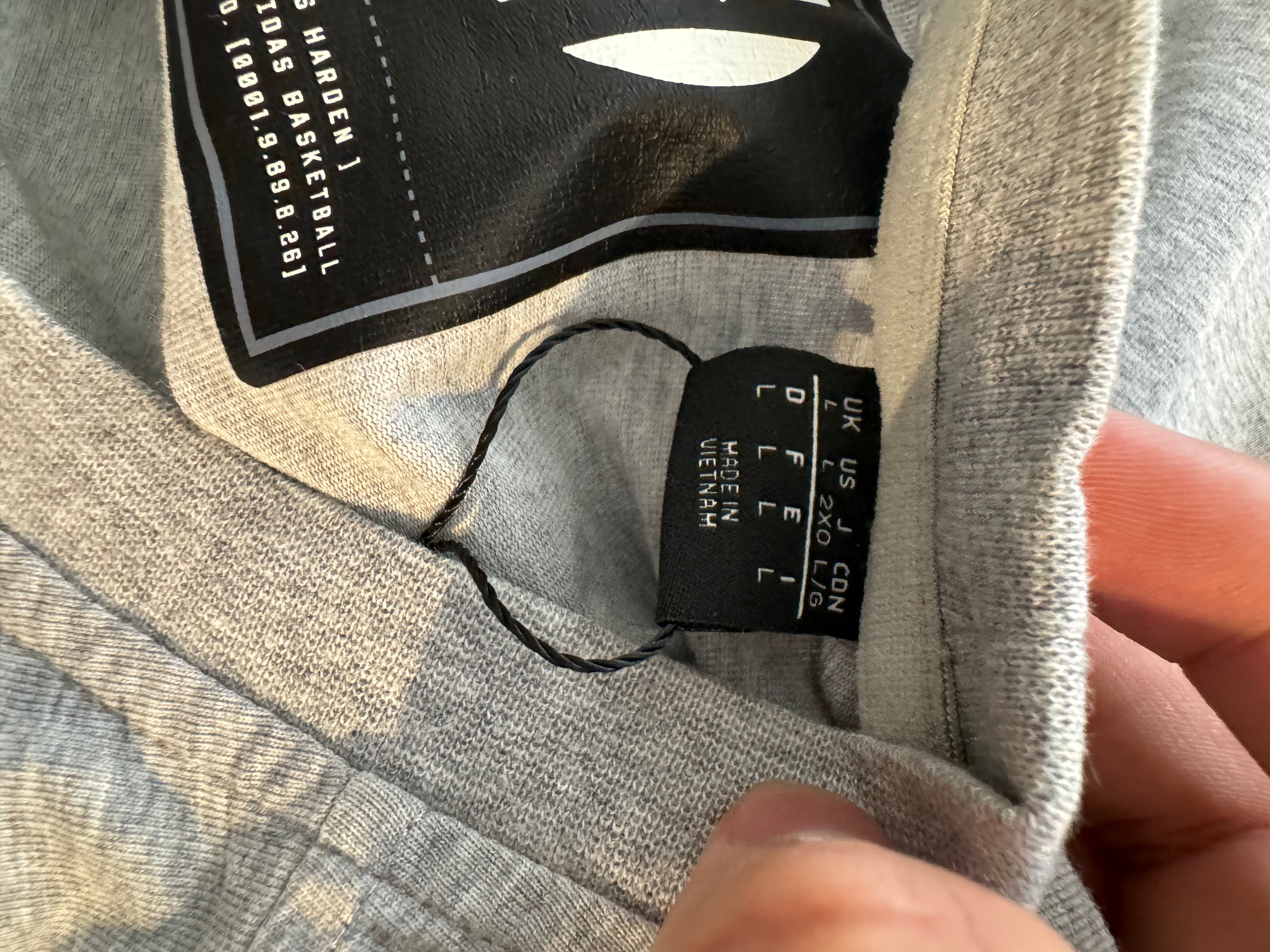 Adidas James Harden Tee Grey Used Large