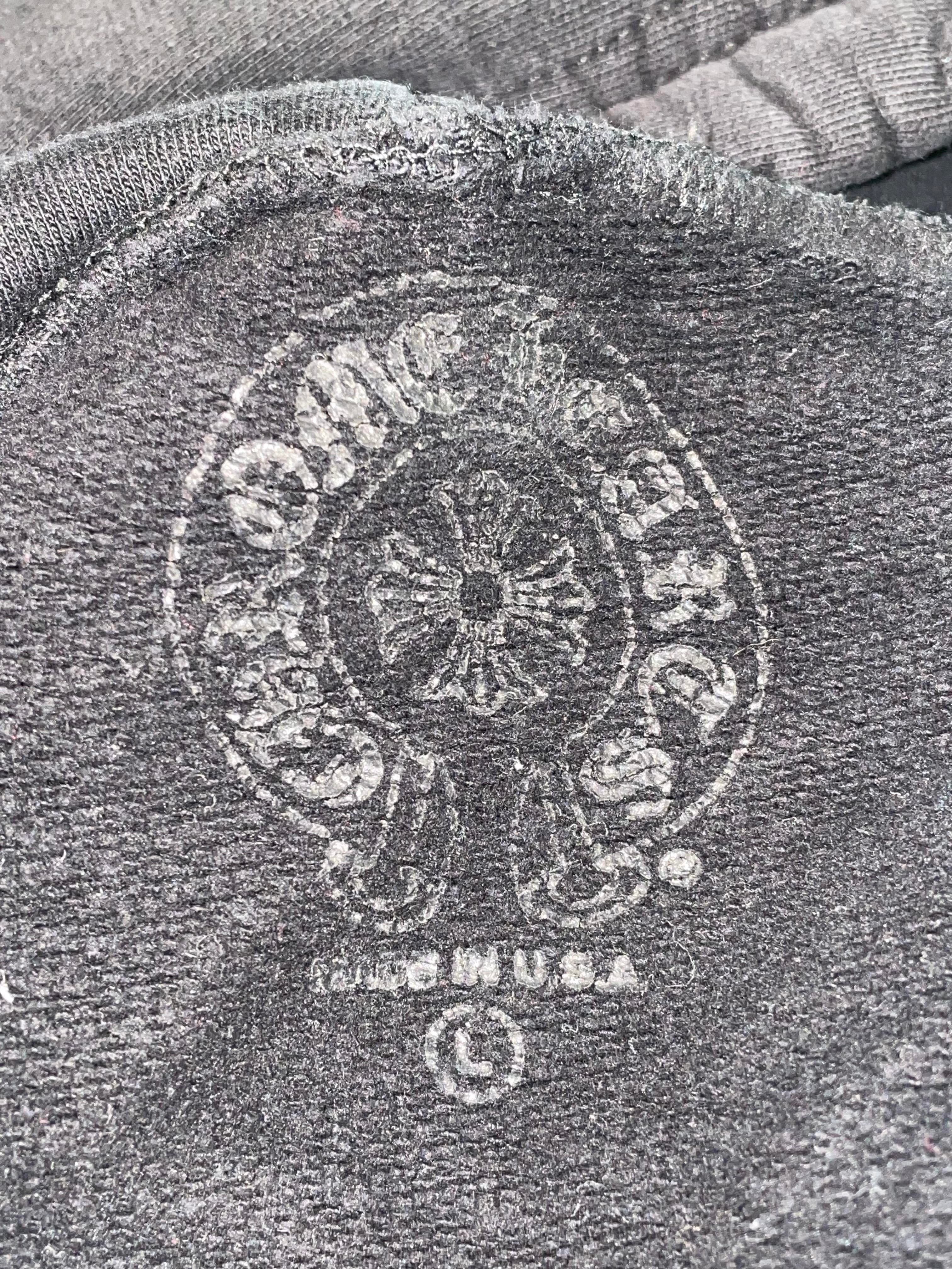 Chrome Hearts Vertical Black Hoodie