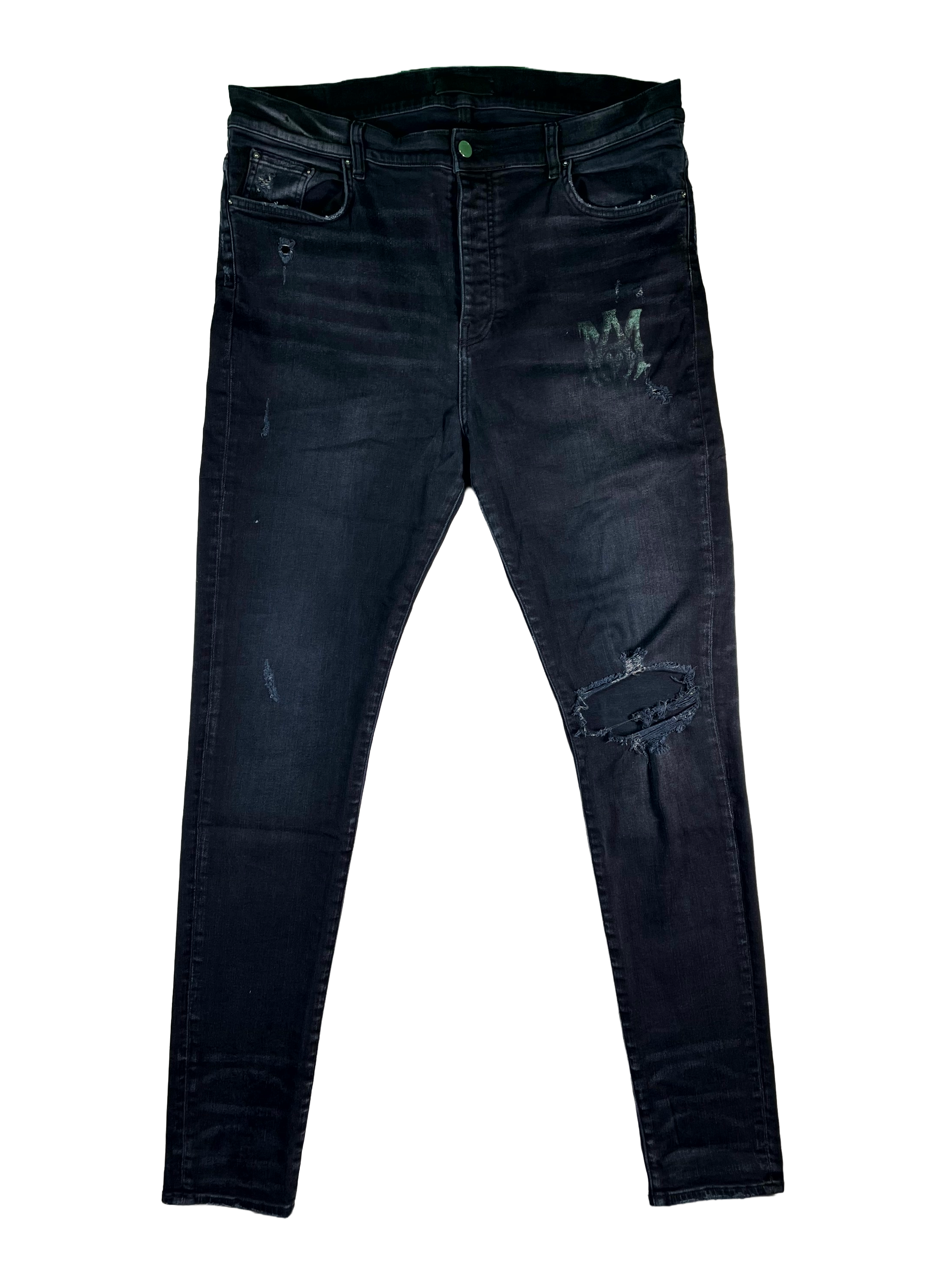 Amiri MA Slime Black Wash Jeans