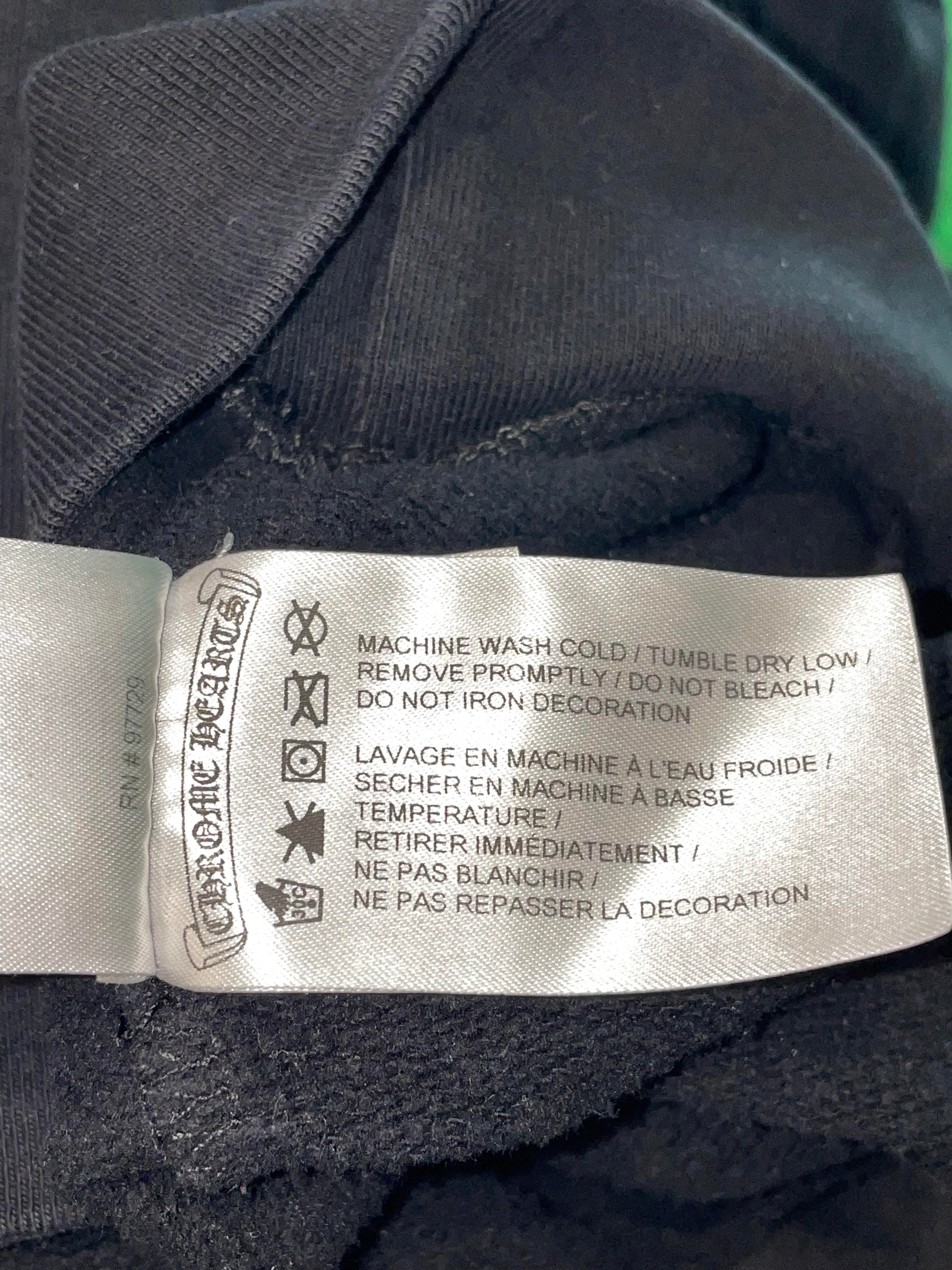Chrome Hearts Vertical Black Hoodie