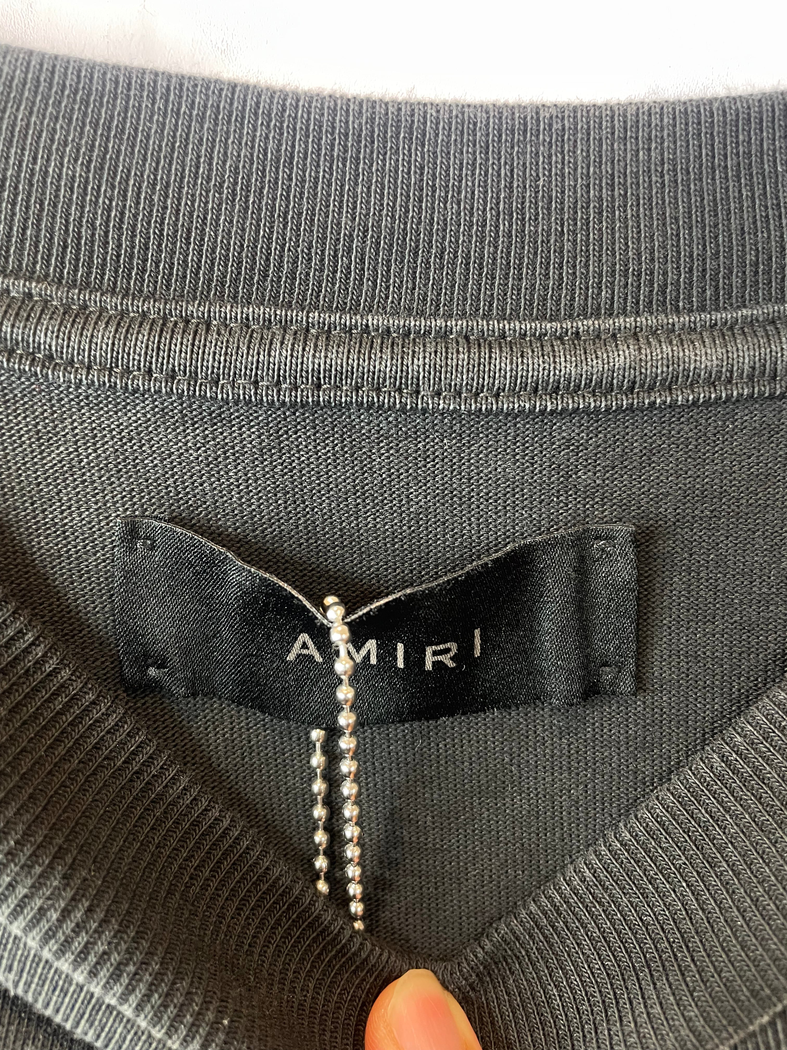 Amiri Championship Tee Black Wash New With Tags 3XL