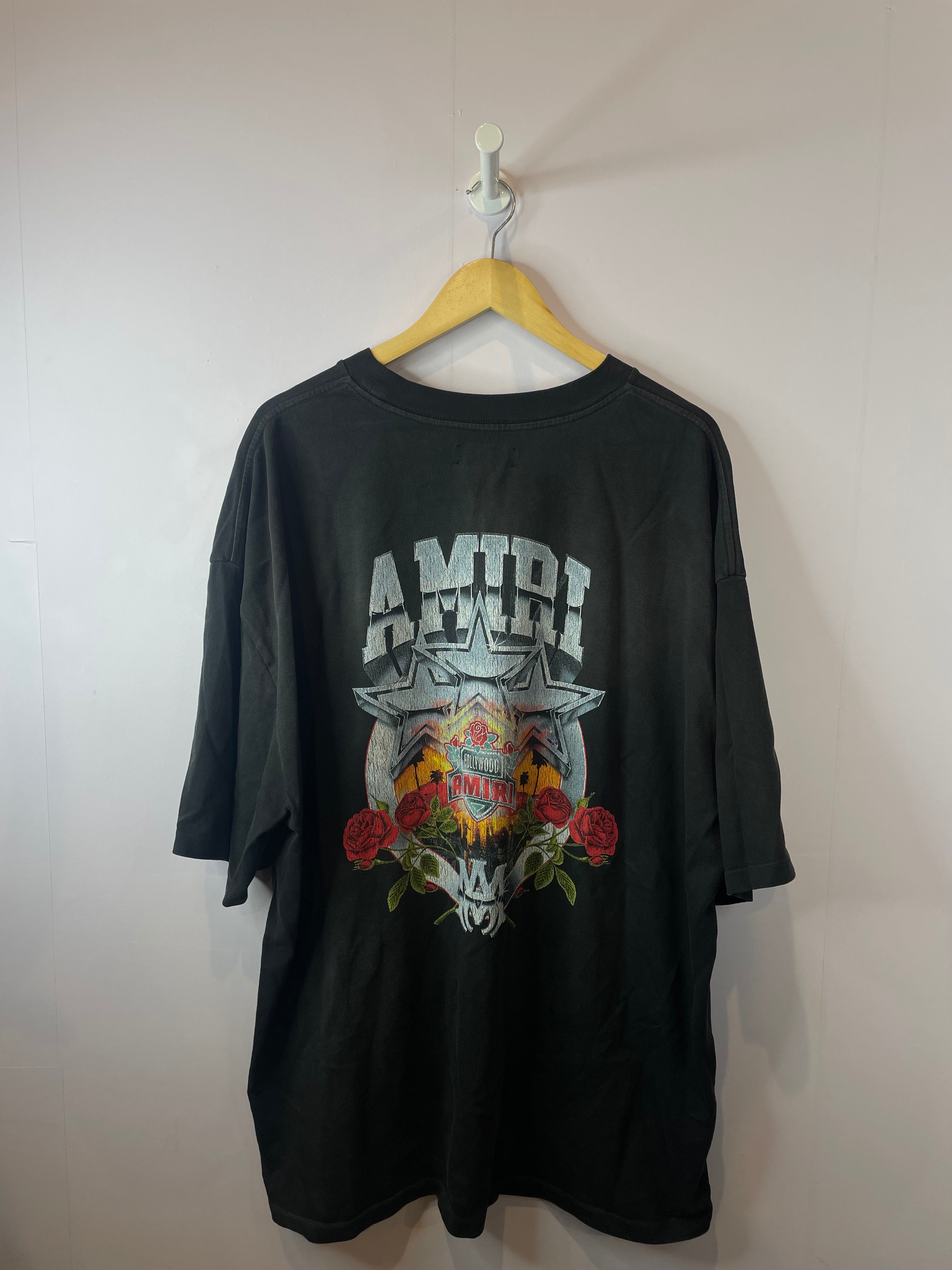 Amiri Championship Tee Black Wash New With Tags 3XL