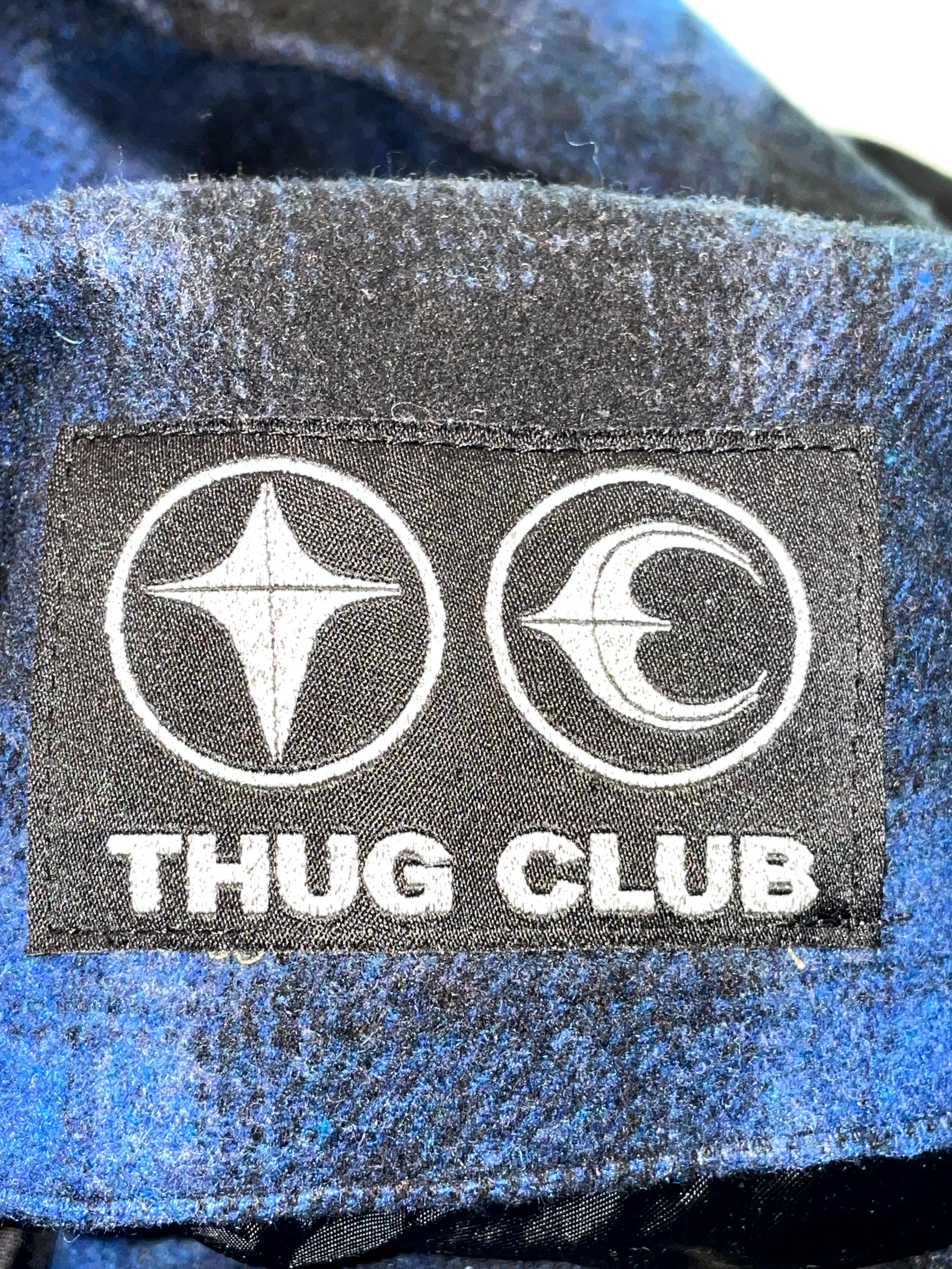 Thug Club Blue Black Flannel