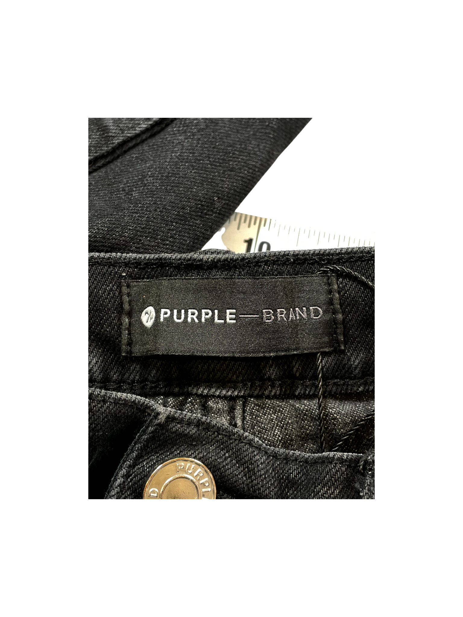 Purple Brand Denim Black Cargo Pants