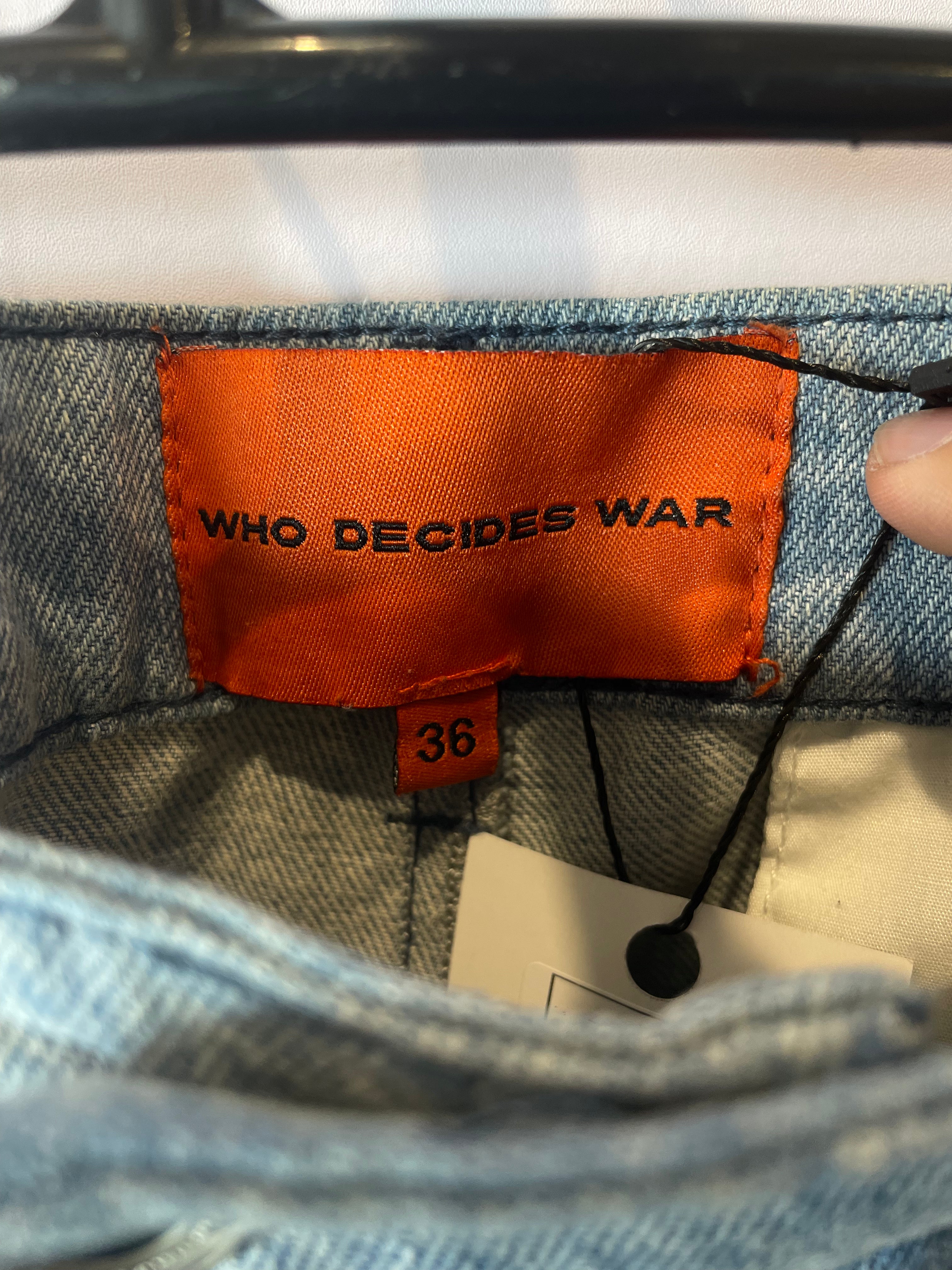 WDW Motif Blue Denim Jeans Used 36