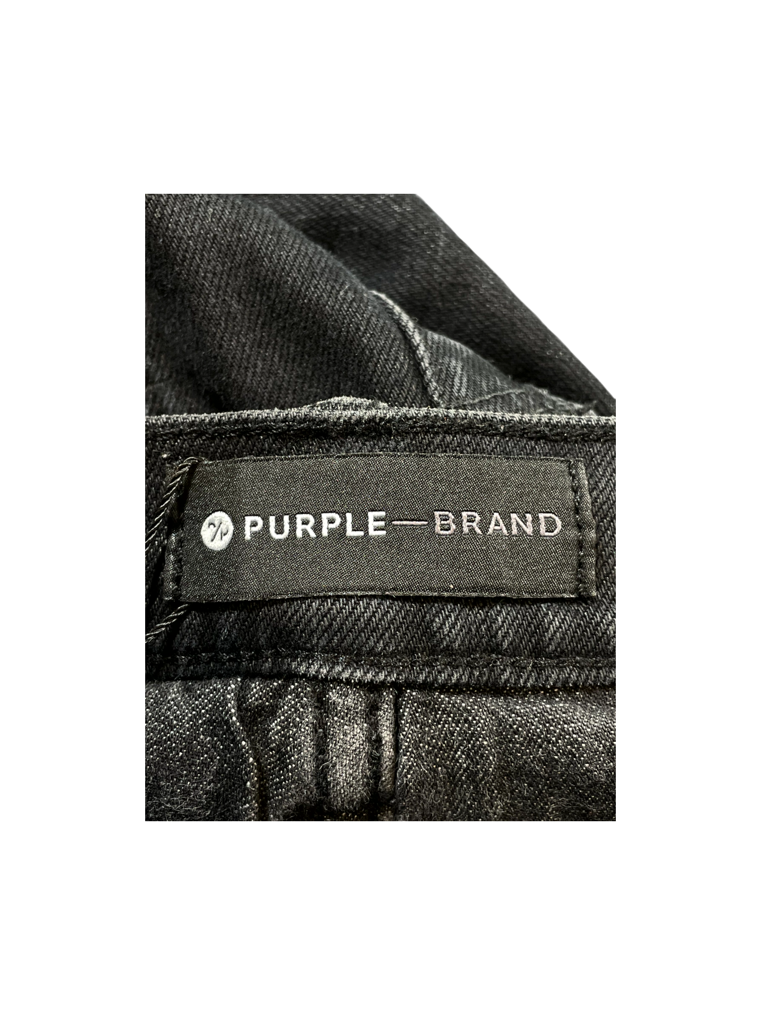 Purple Brand Denim Black Cargo Pants