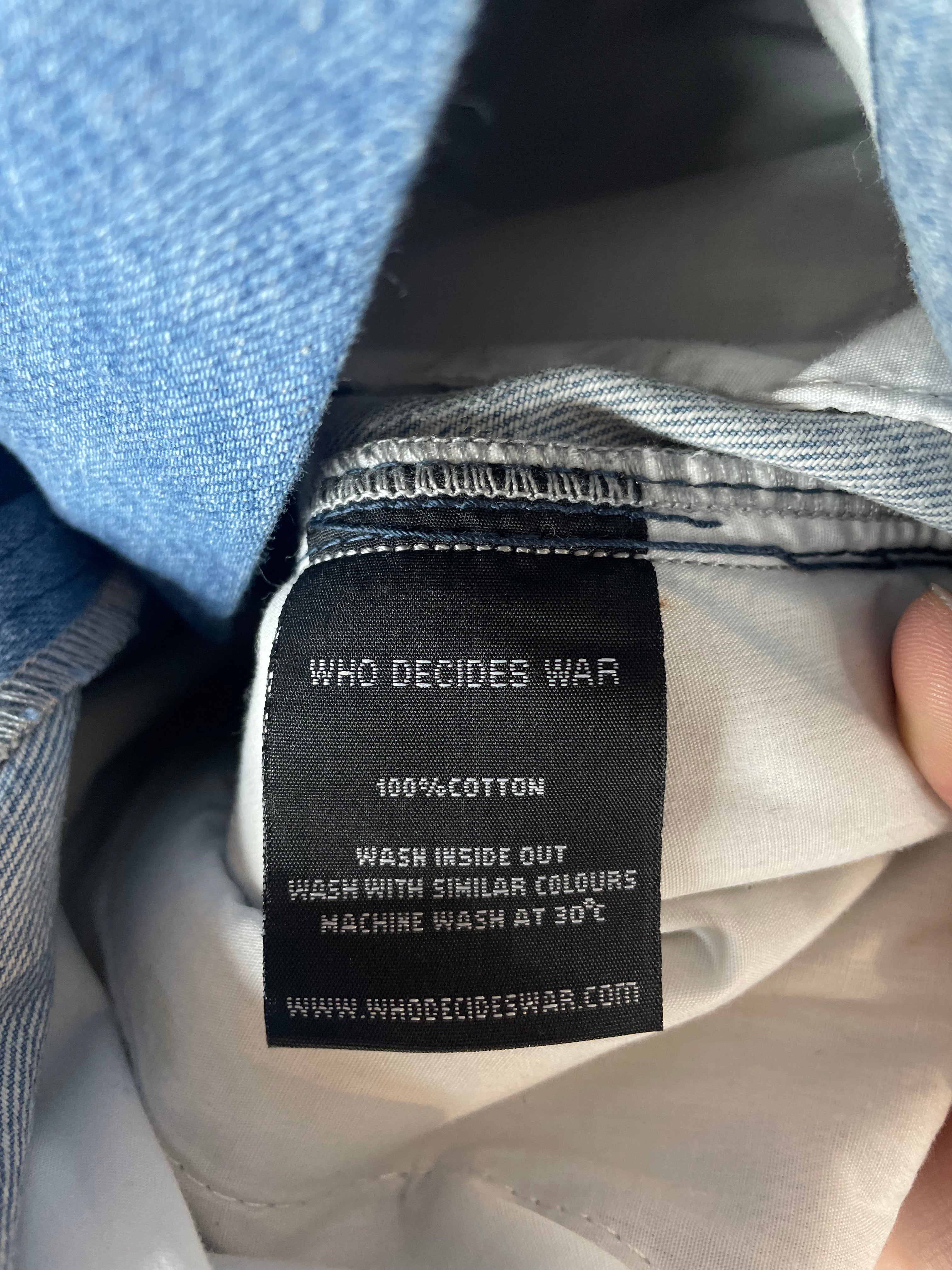 WDW Motif Blue Denim Jeans Used 36