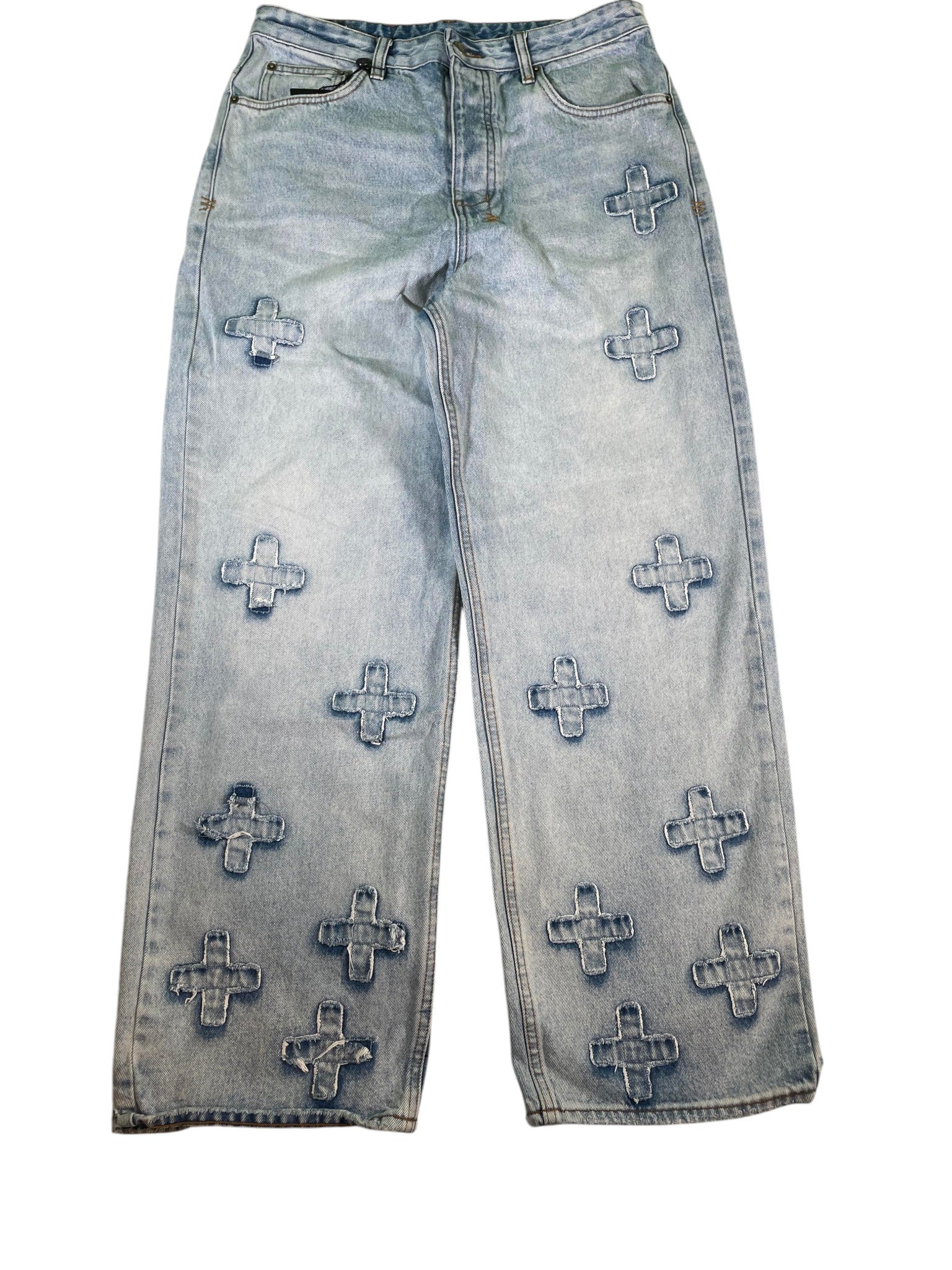 Ksubi Plus Logo Light Wash Jeans
