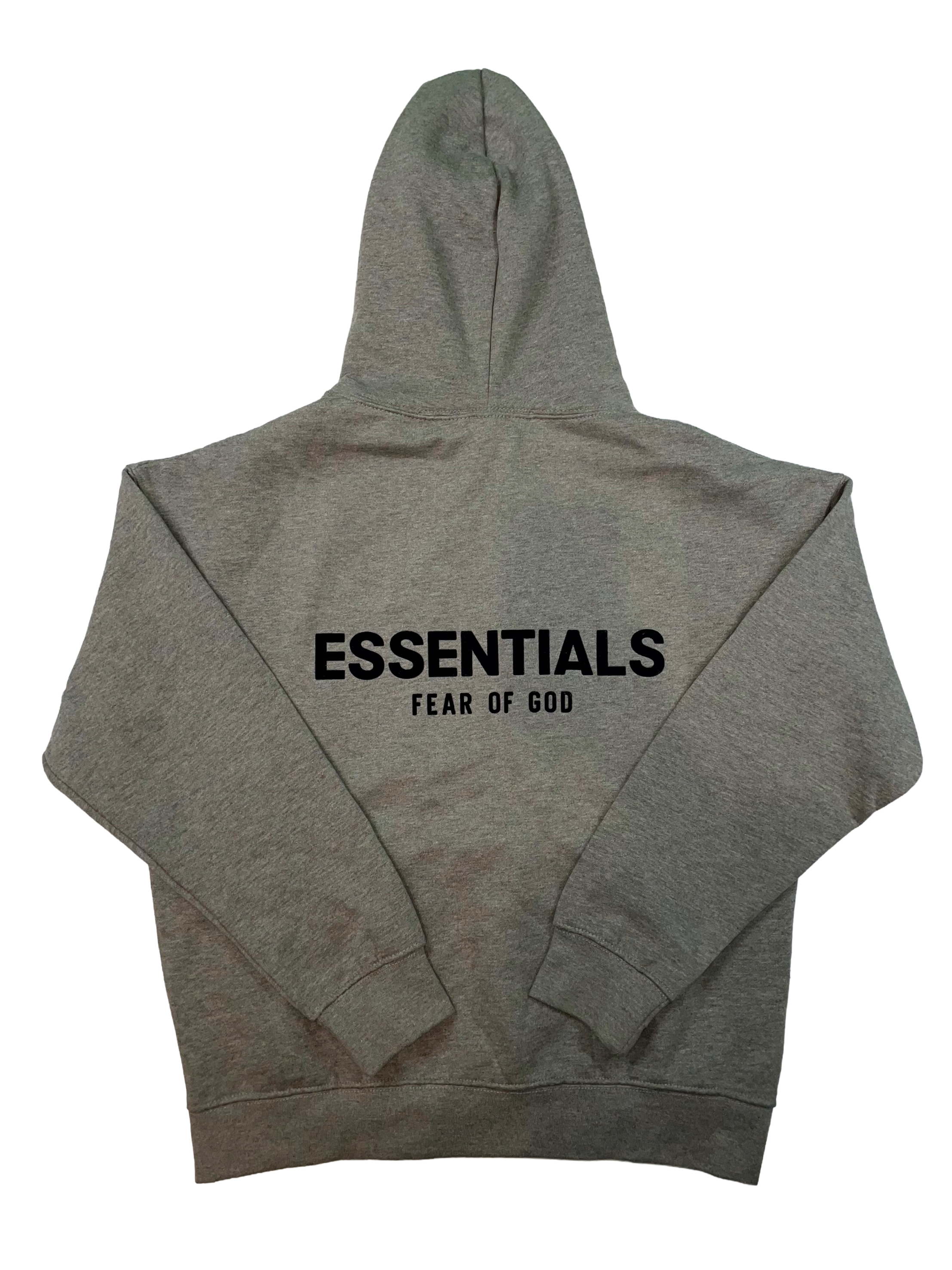 Essentials Dark Oatmeal Hoodie