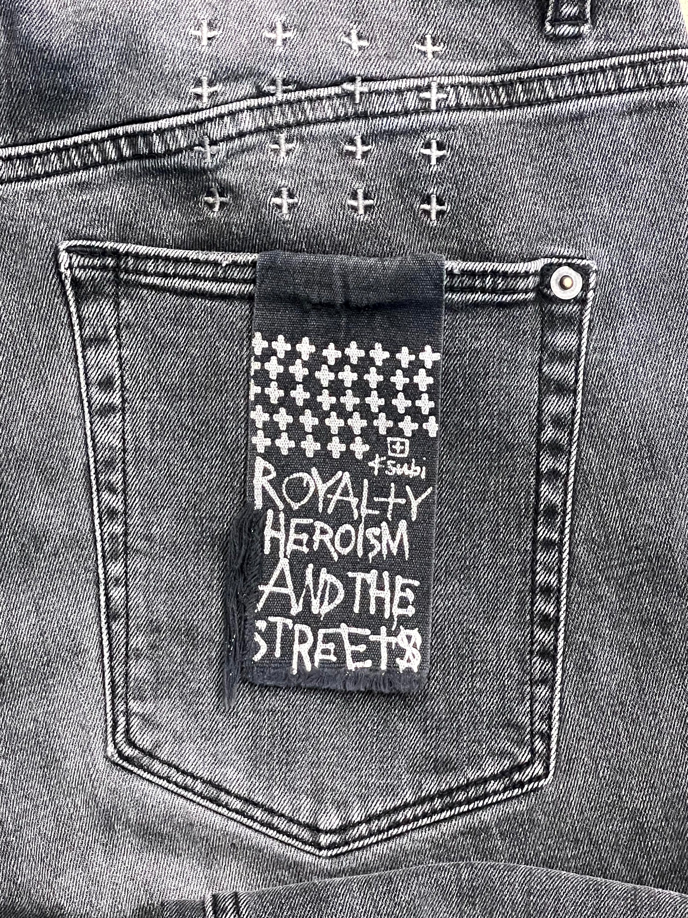 Ksubi Plain Black Wash Jeans