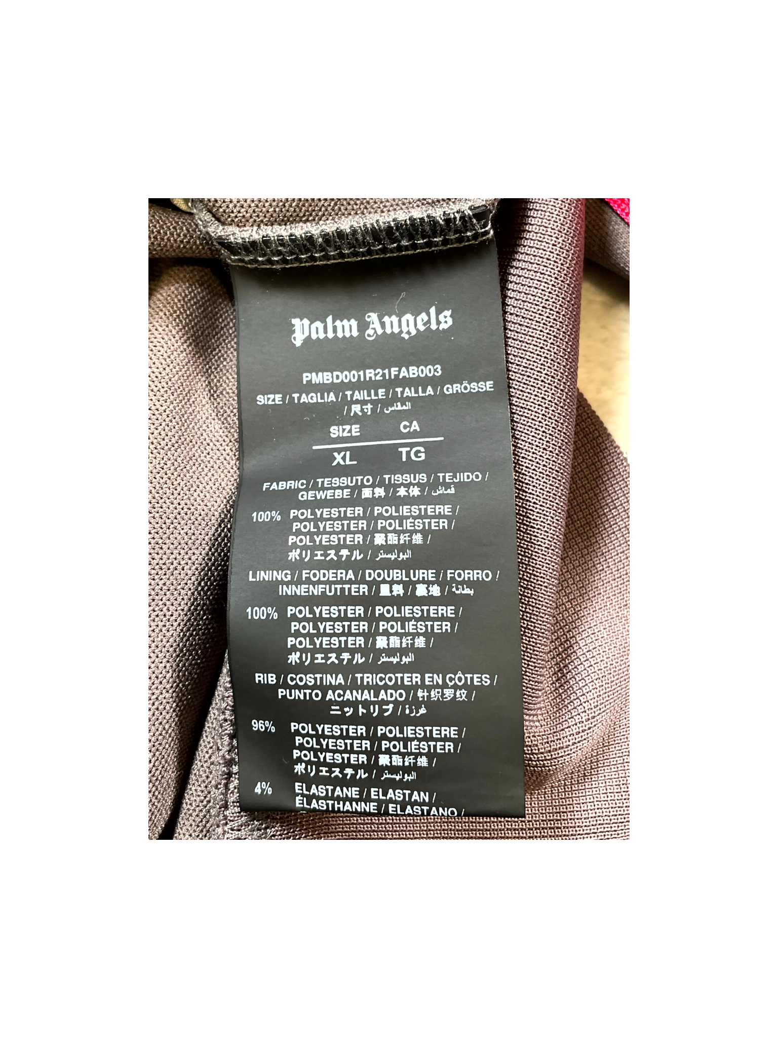 Palm Angels Navy & Red Track Jacket