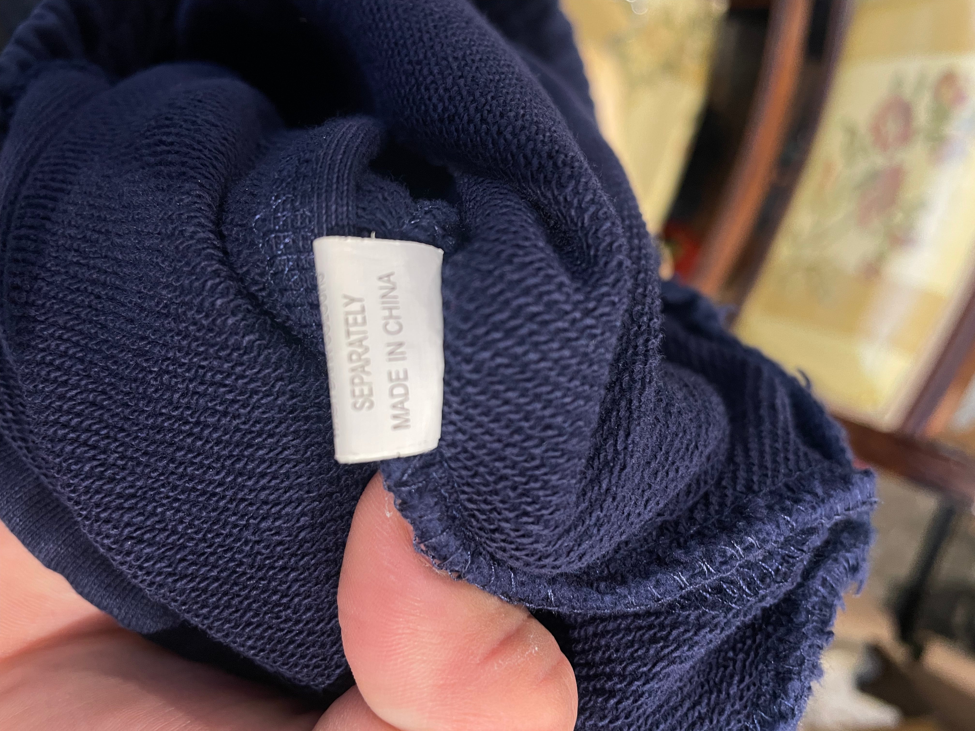 Godspeed Navy Red Sweats Used Large