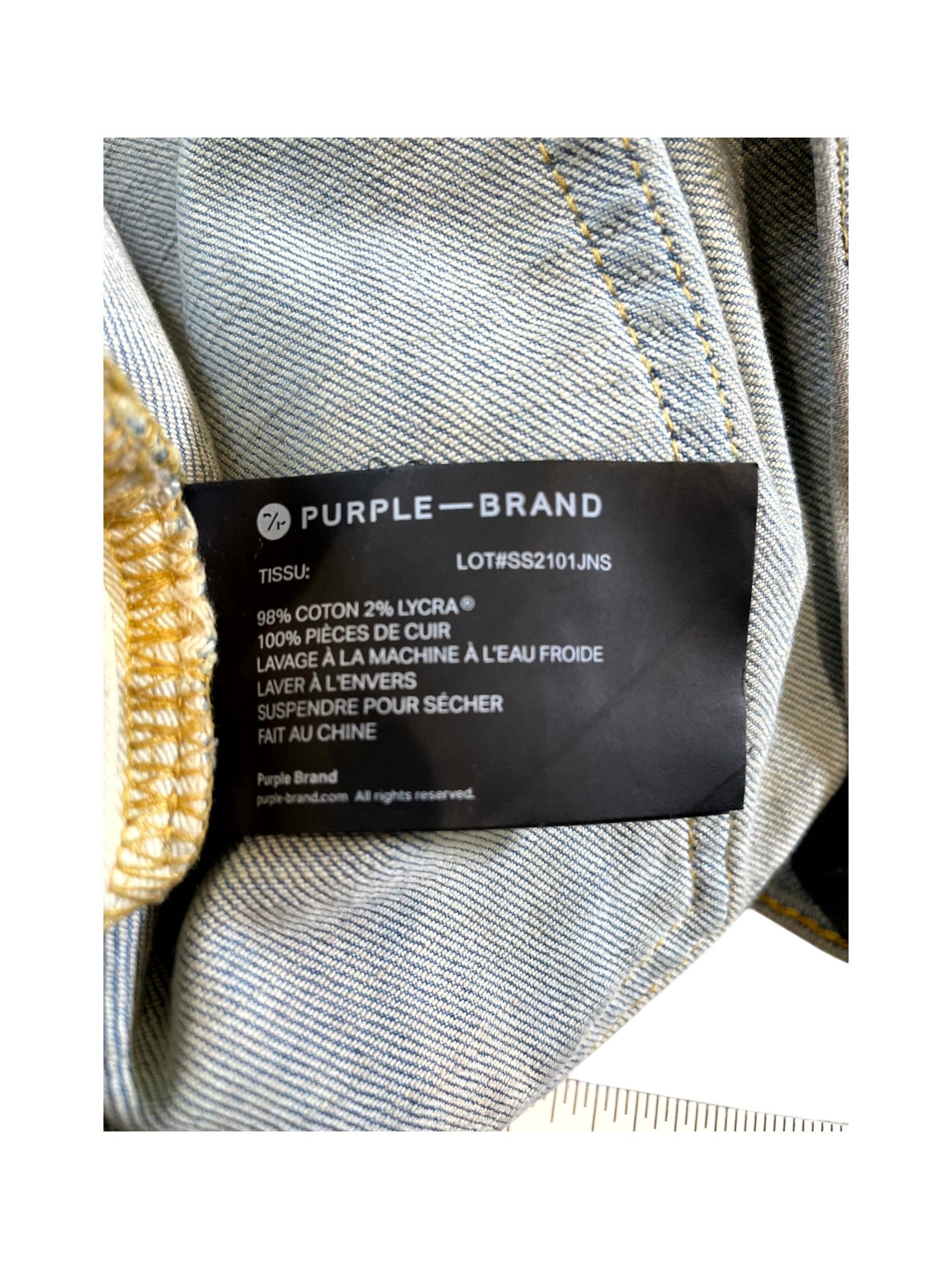 Purple Brand Light Wash Jeans