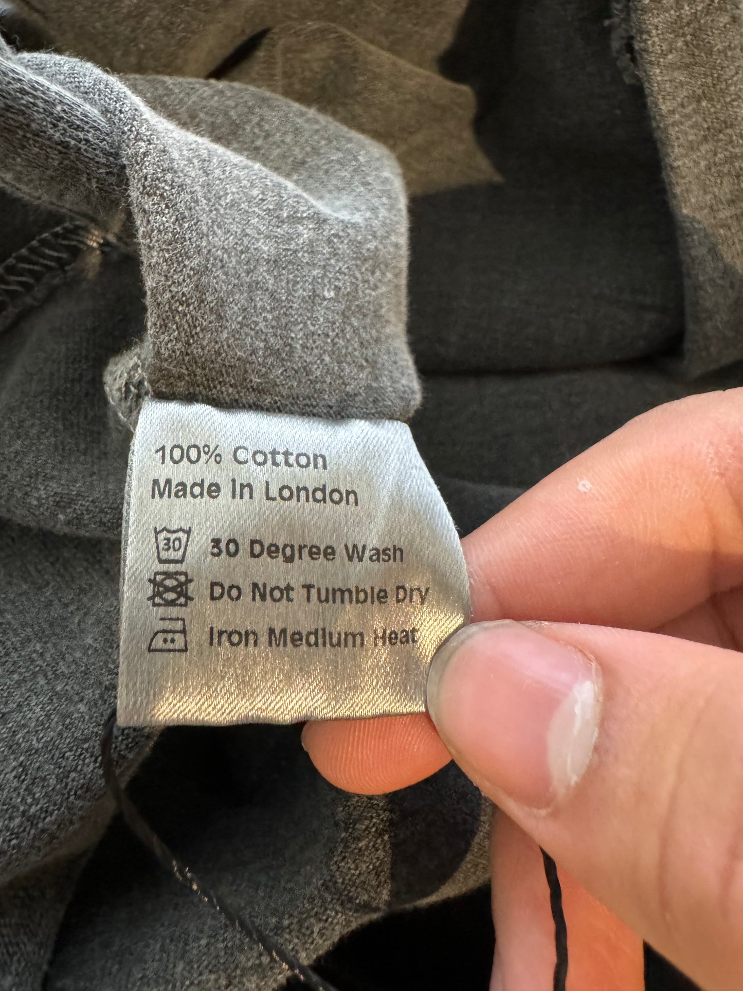 House Of Errors Grey Spiral Tee New Medium