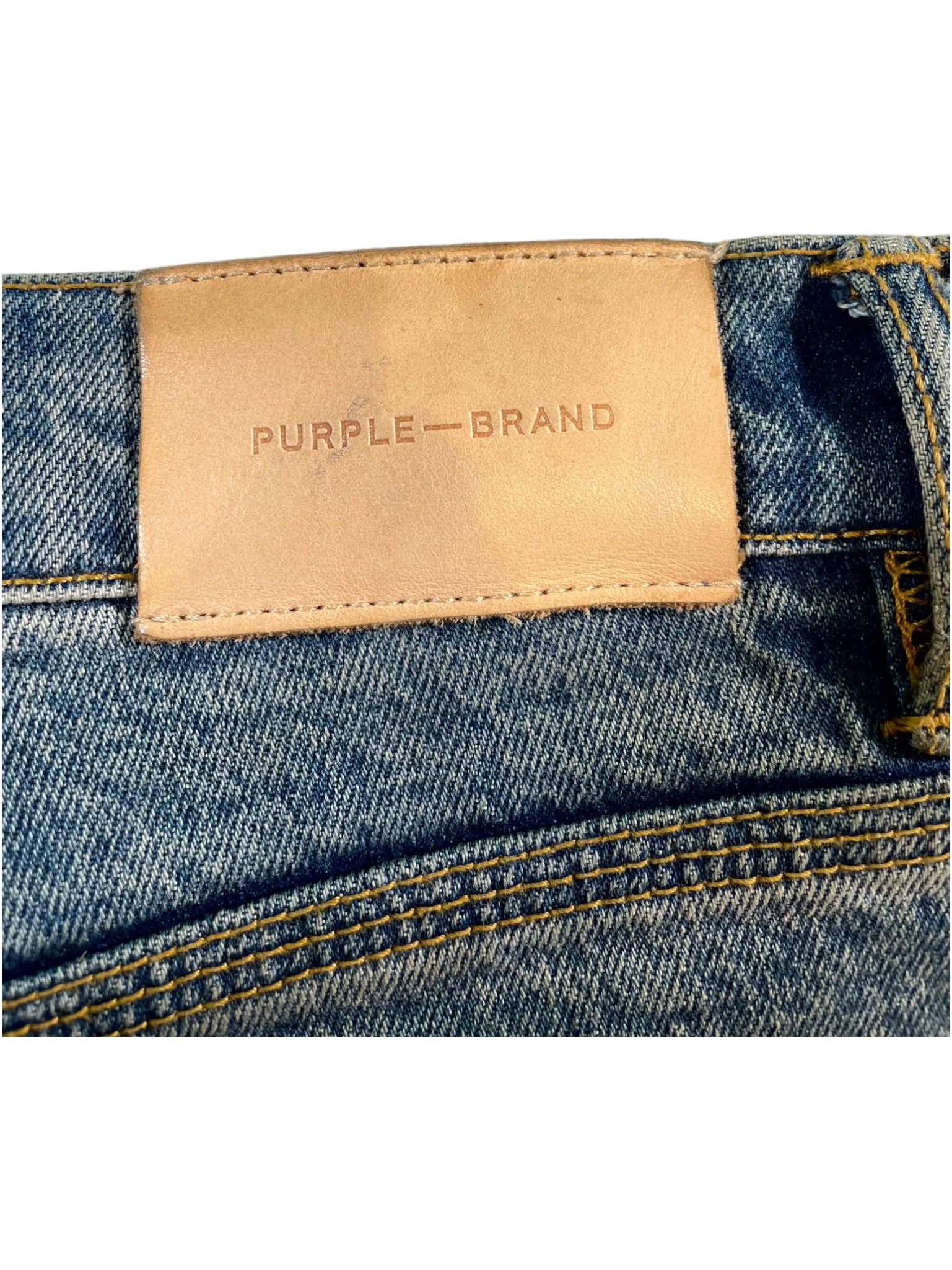 Purple Brand Plain Dark Wash Jeans
