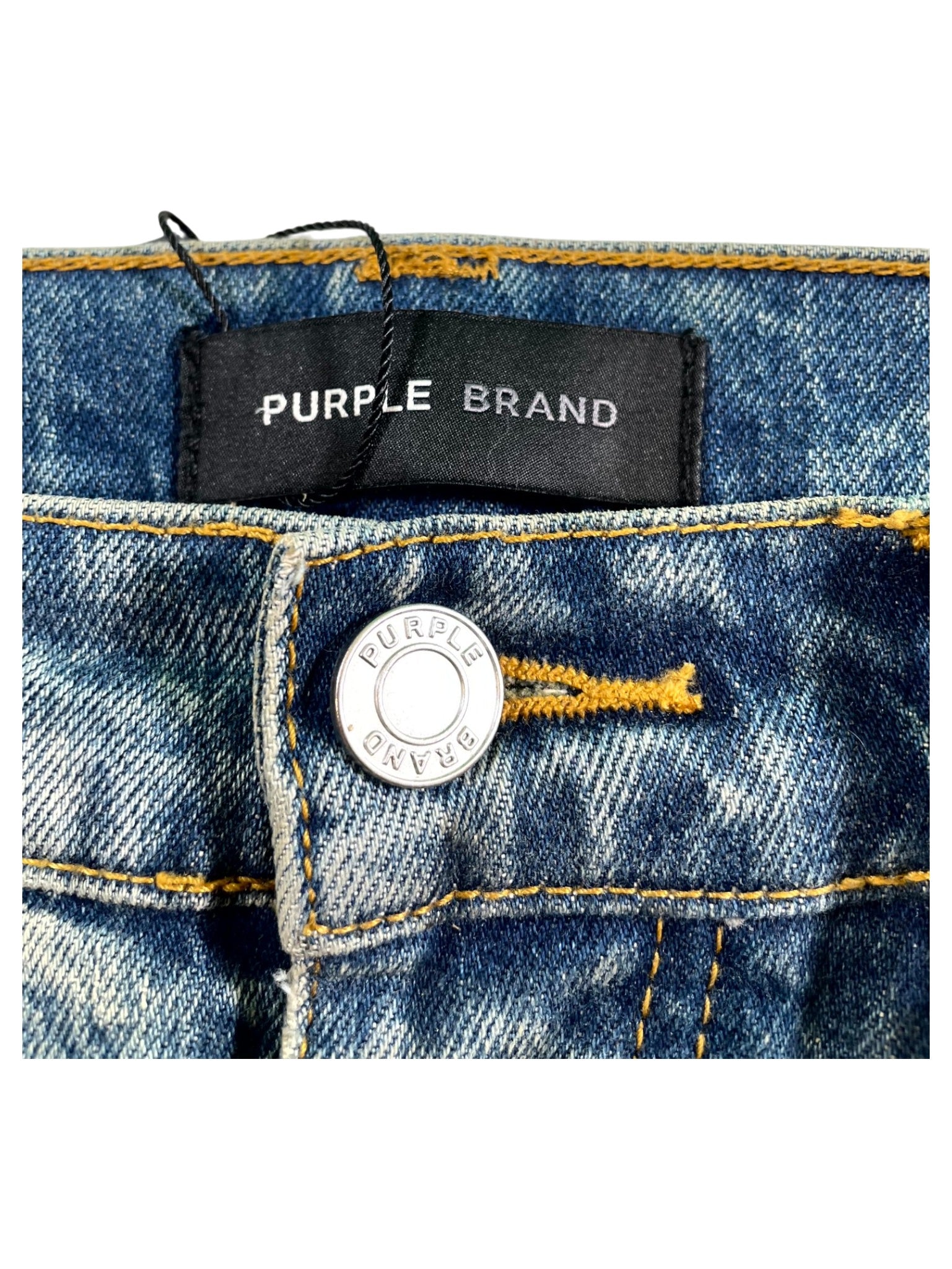 Purple Brand Plain Dark Wash Jeans